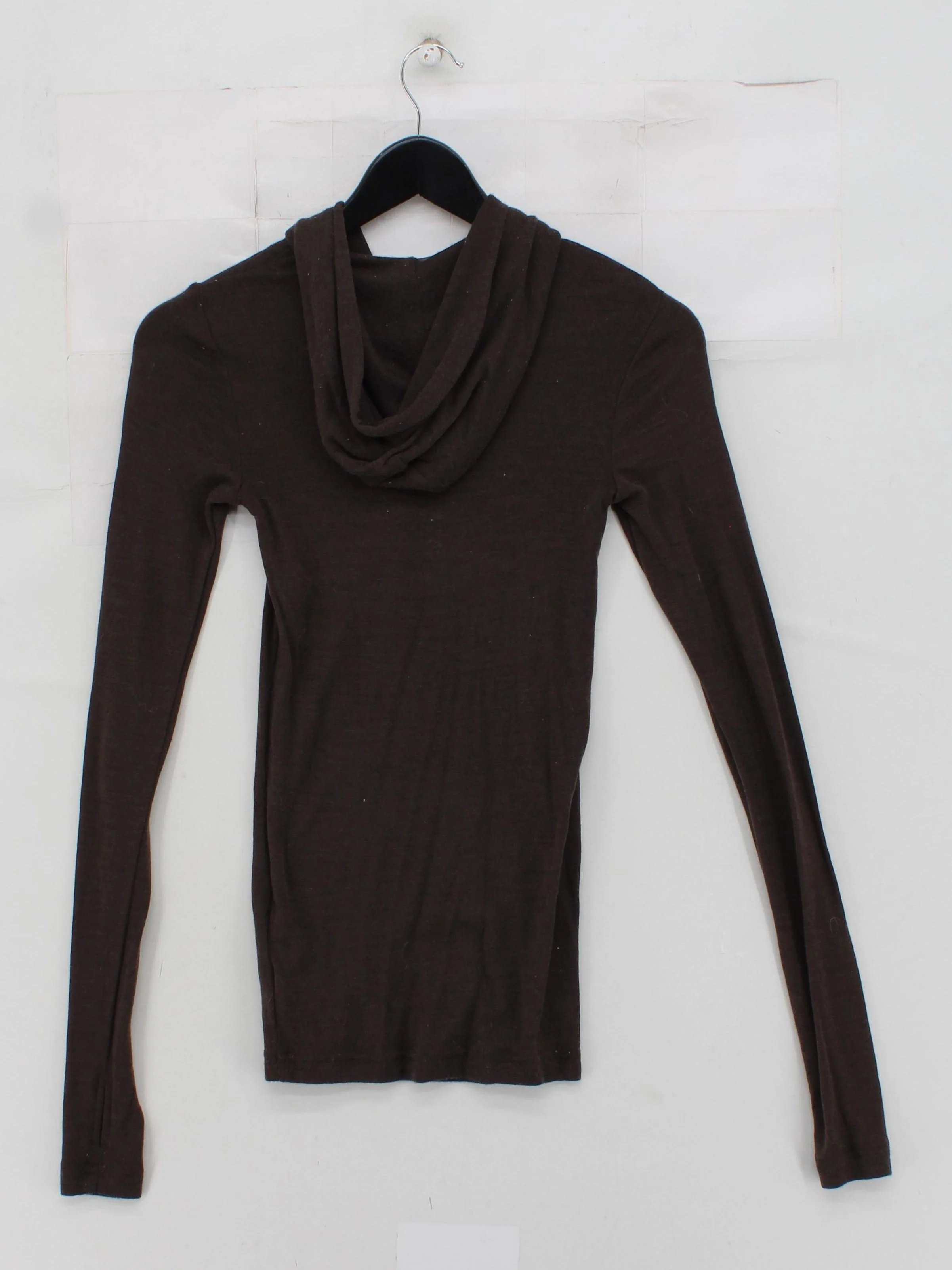 COS Women's Hoodie S Brown 100% Wool Pullover - Image 2