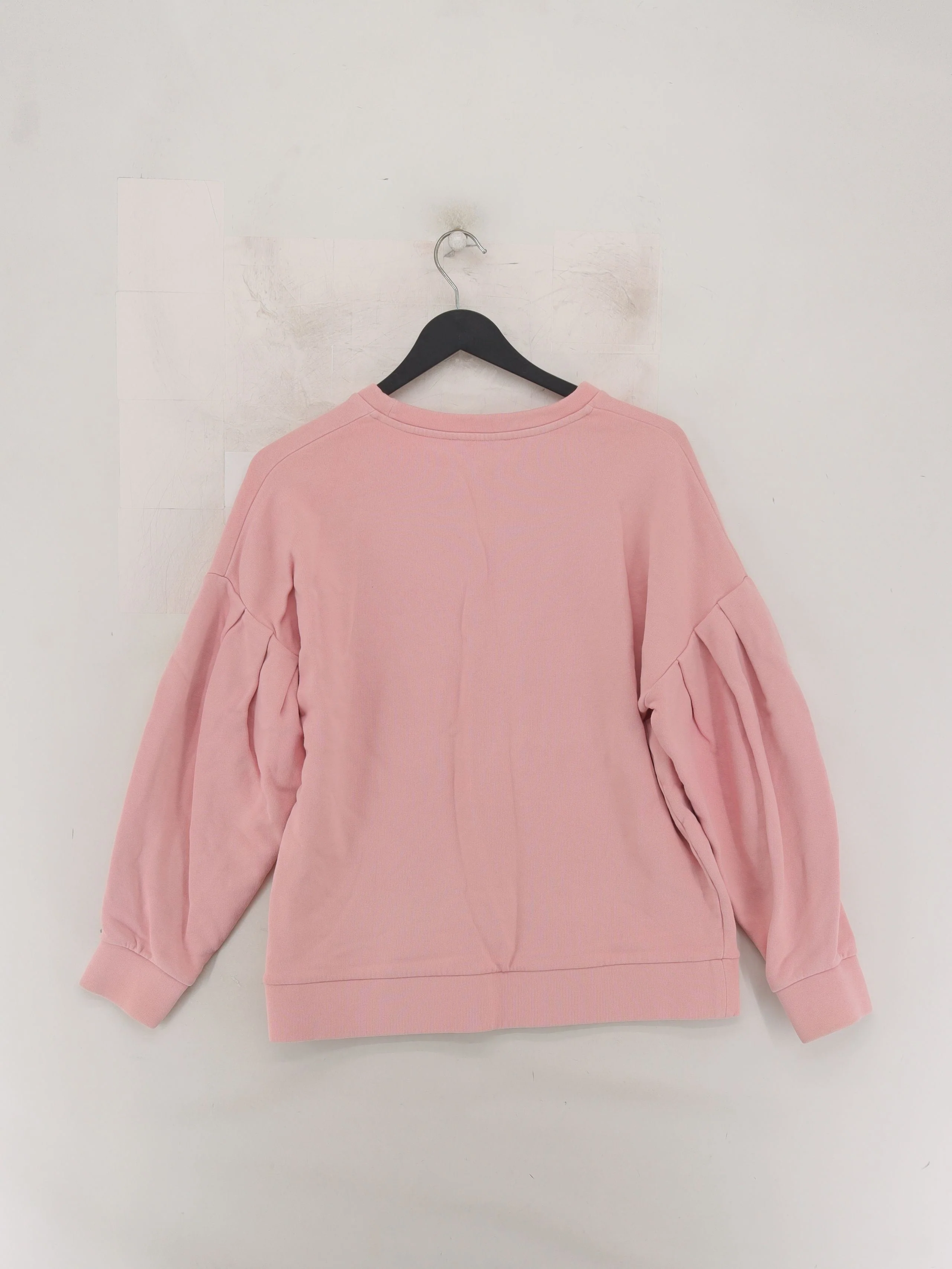 COS Women's Hoodie S Pink 100% Cotton Pullover - Image 2