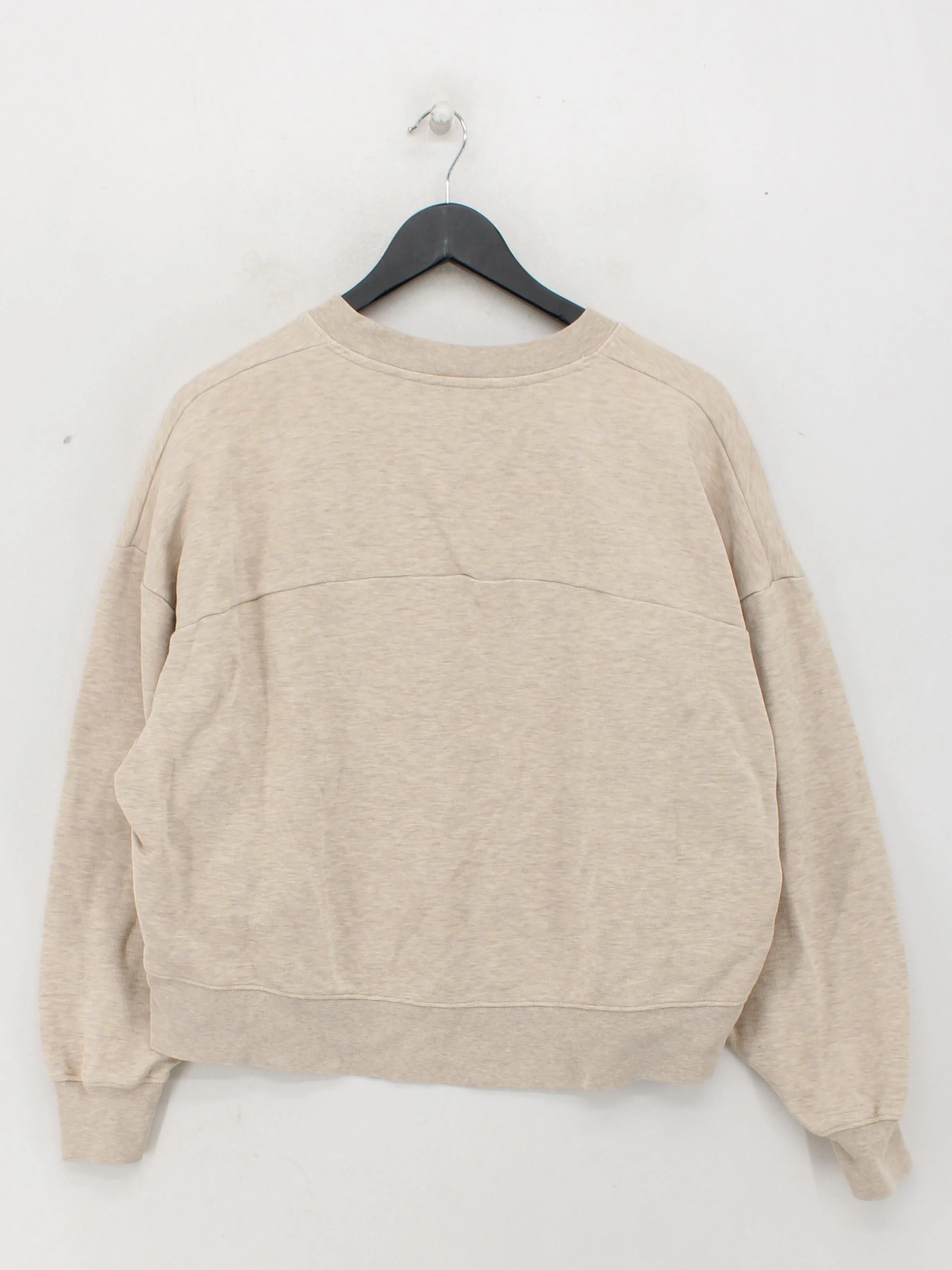 COS Women's Hoodie XS Cream Cotton with Elastane Pullover - Image 2