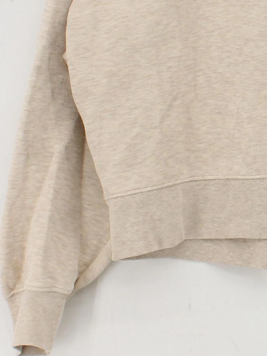 COS Women's Hoodie XS Cream Cotton with Elastane Pullover - Image 4