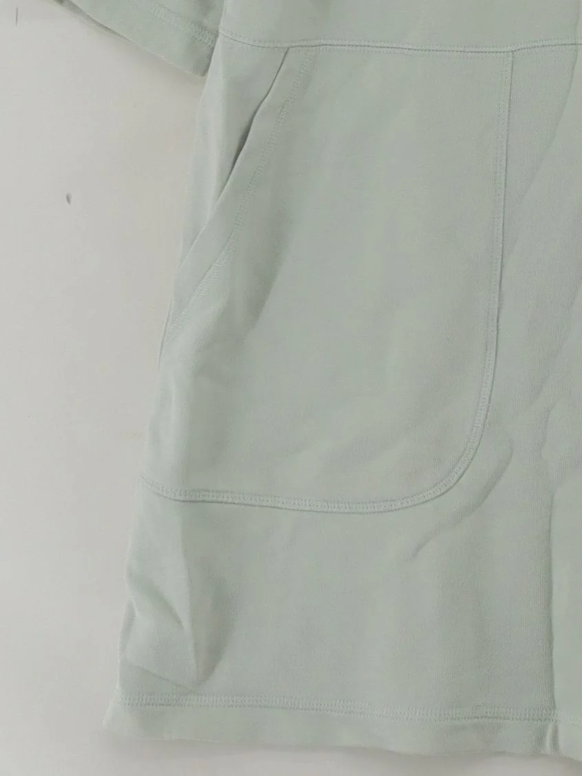 COS Women's Hoodie XS Green 100% Cotton Pullover - Image 4