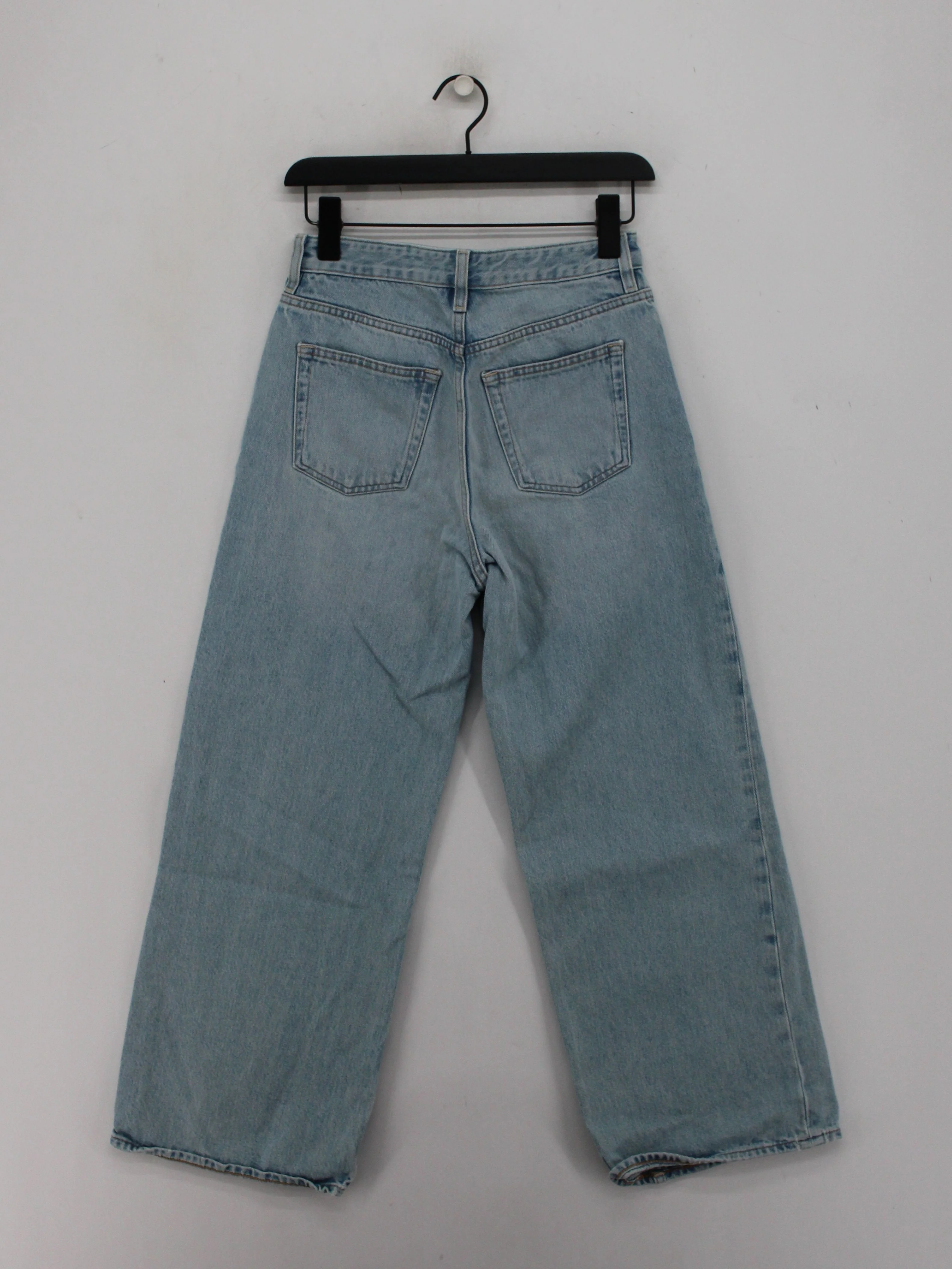 COS Women's Jeans W 26 in Blue 100% Cotton Wide-Leg - Image 2