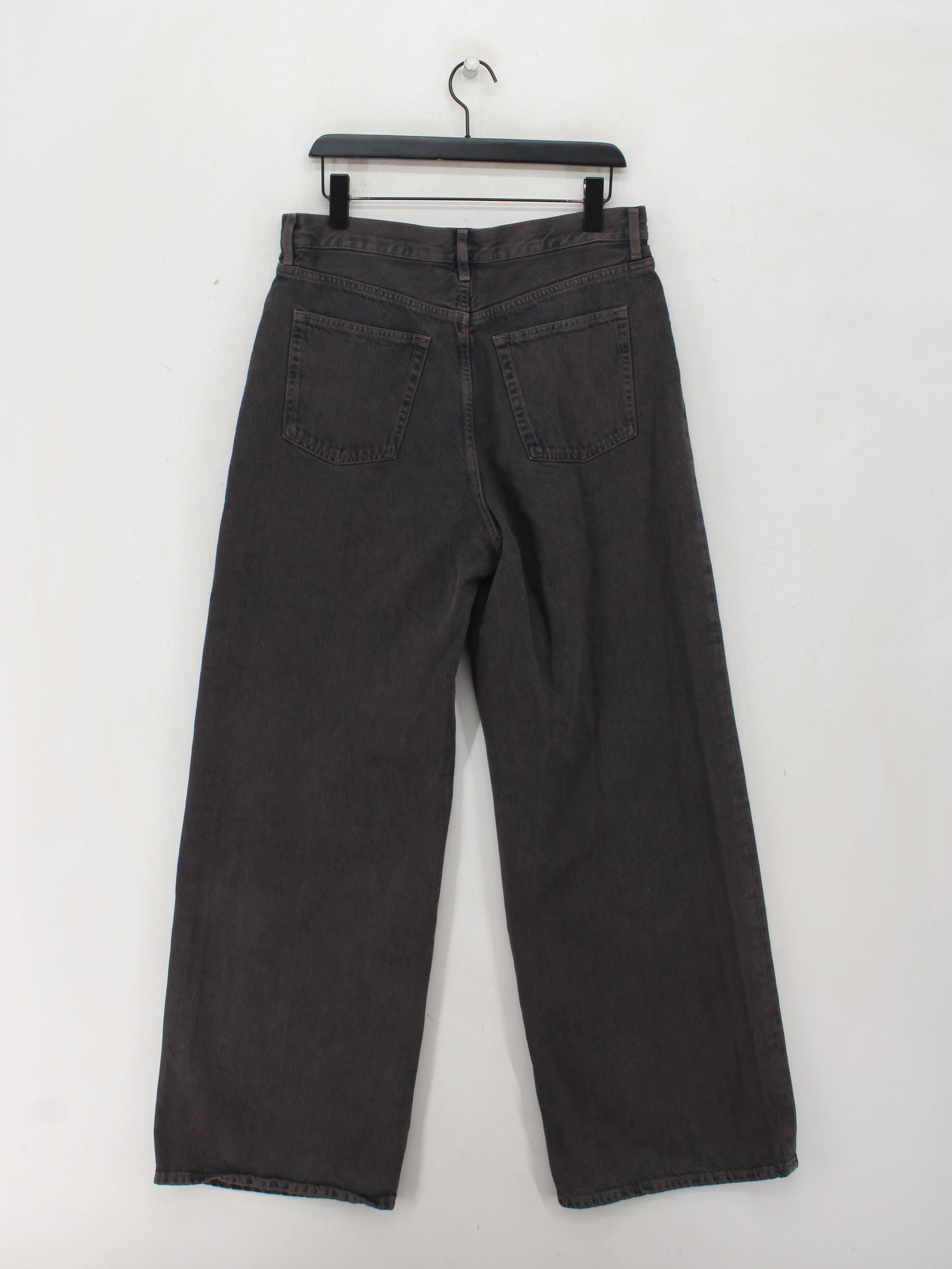 COS Women's Jeans W 31 in Brown 100% Cotton Wide-Leg - Image 2