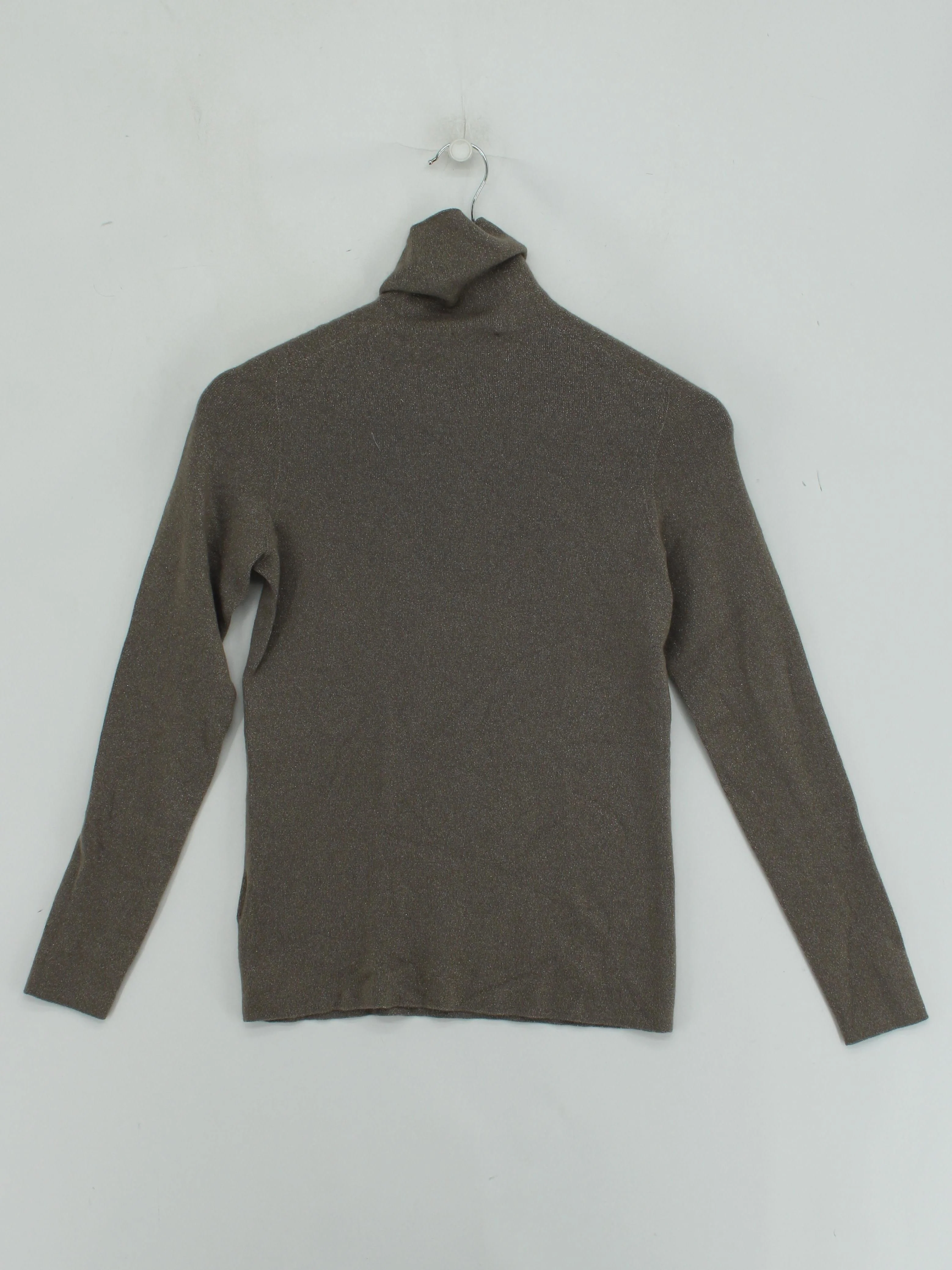 COS Women's Jumper L Brown Wool with Polyamide, Other Roll Neck Pullover - Image 2