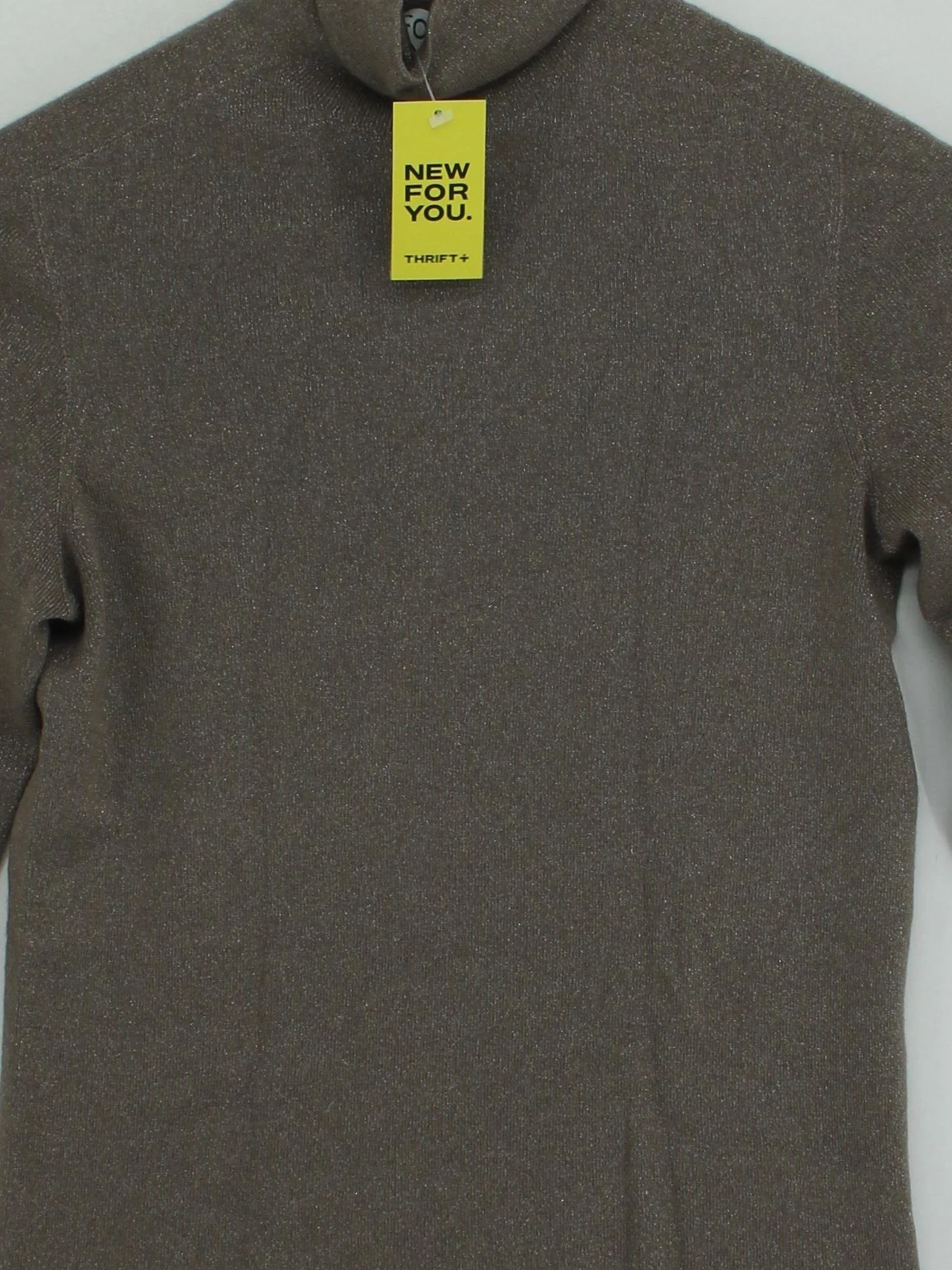 COS Women's Jumper L Brown Wool with Polyamide, Other Roll Neck Pullover - Image 3