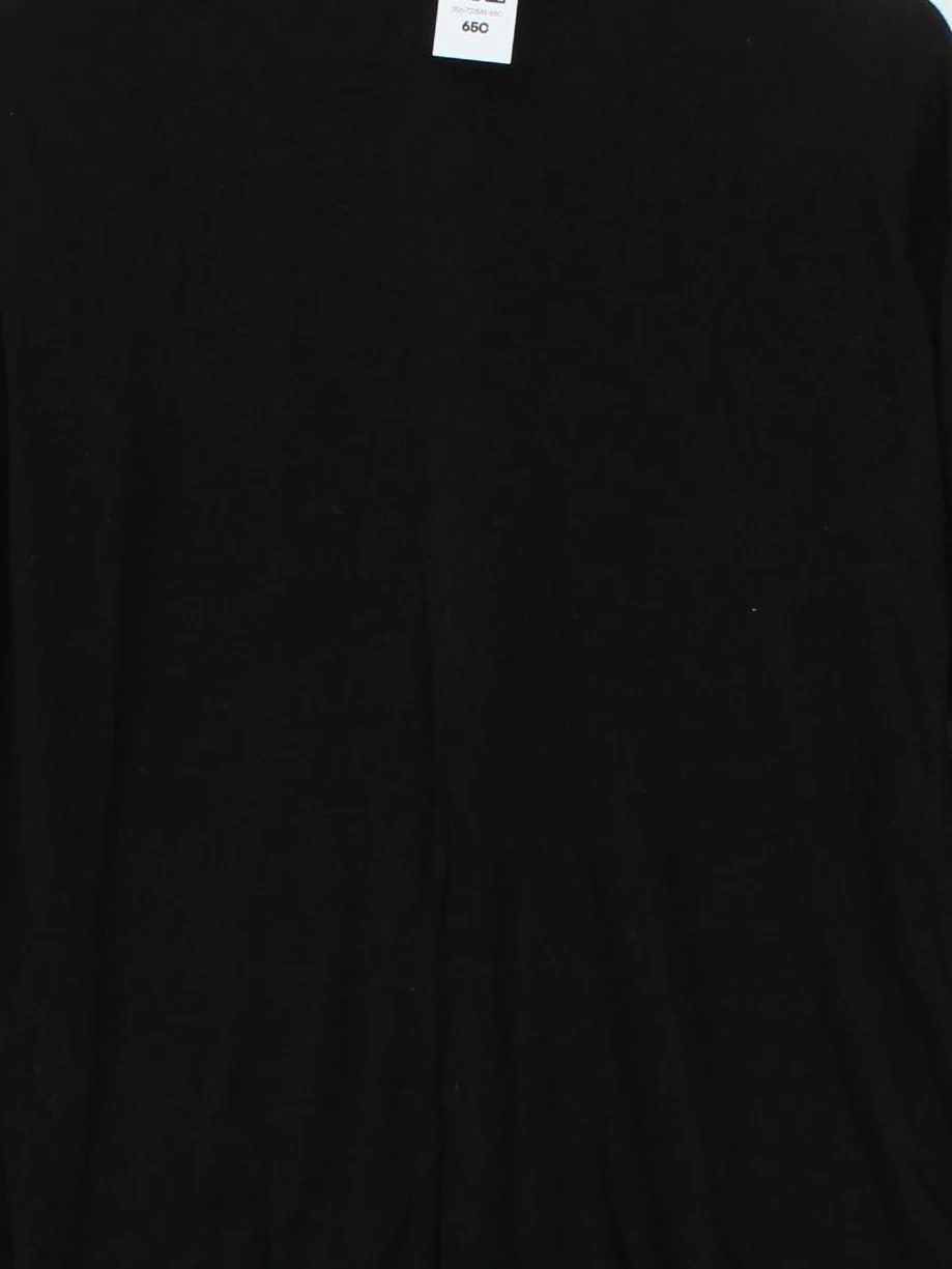 COS Women's Jumper M Black Viscose with Leather High Neck Pullover - Image 3