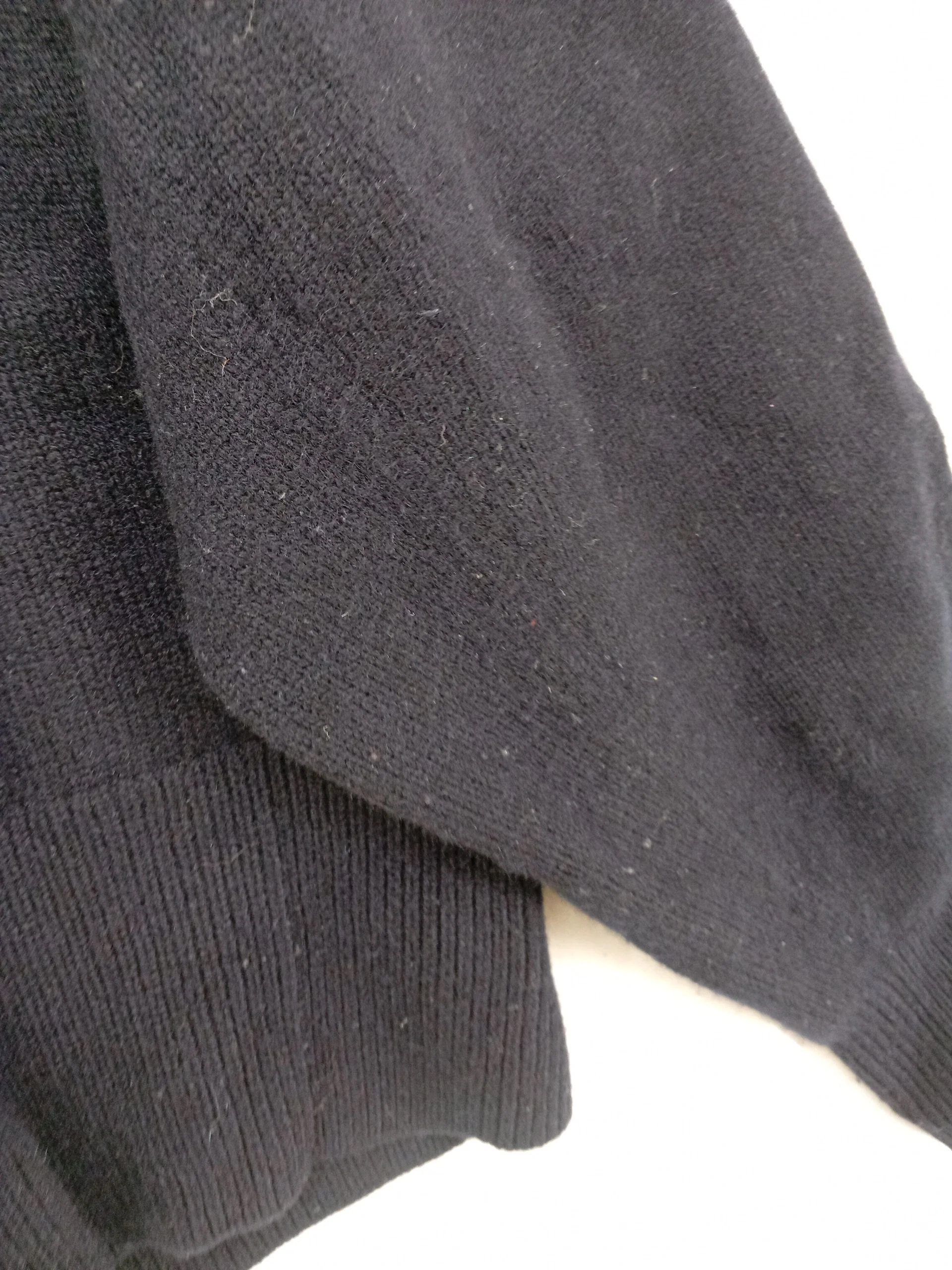 COS Women's Jumper M Blue 100% Wool High Neck Pullover - Image 5