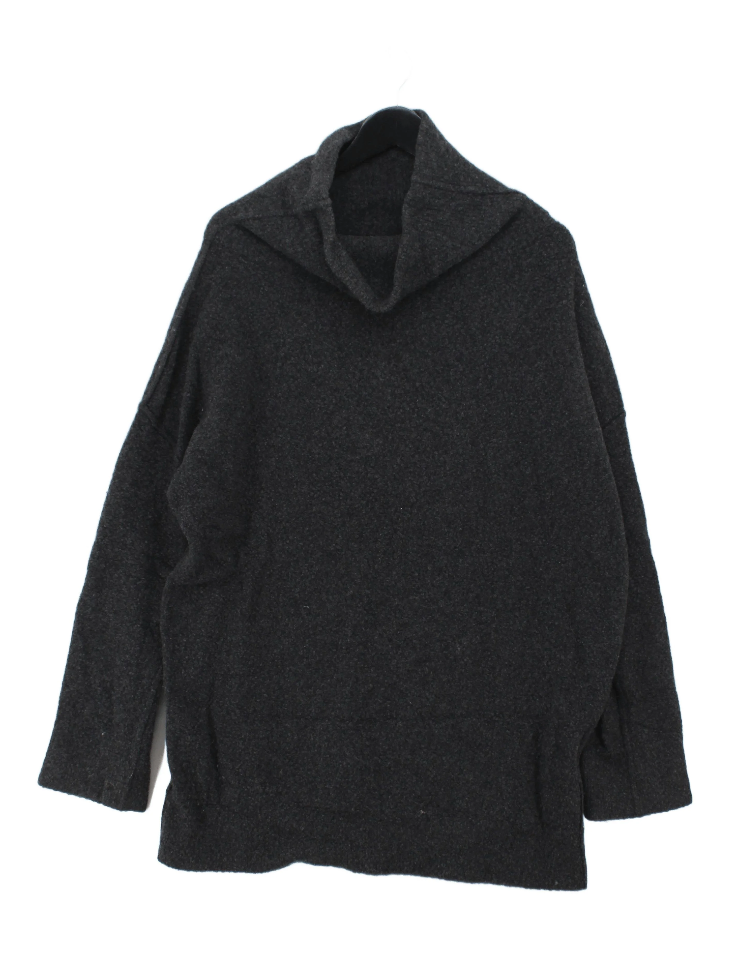 COS Women's Jumper M Grey Wool with Polyamide, Elastane Roll Neck Pullover