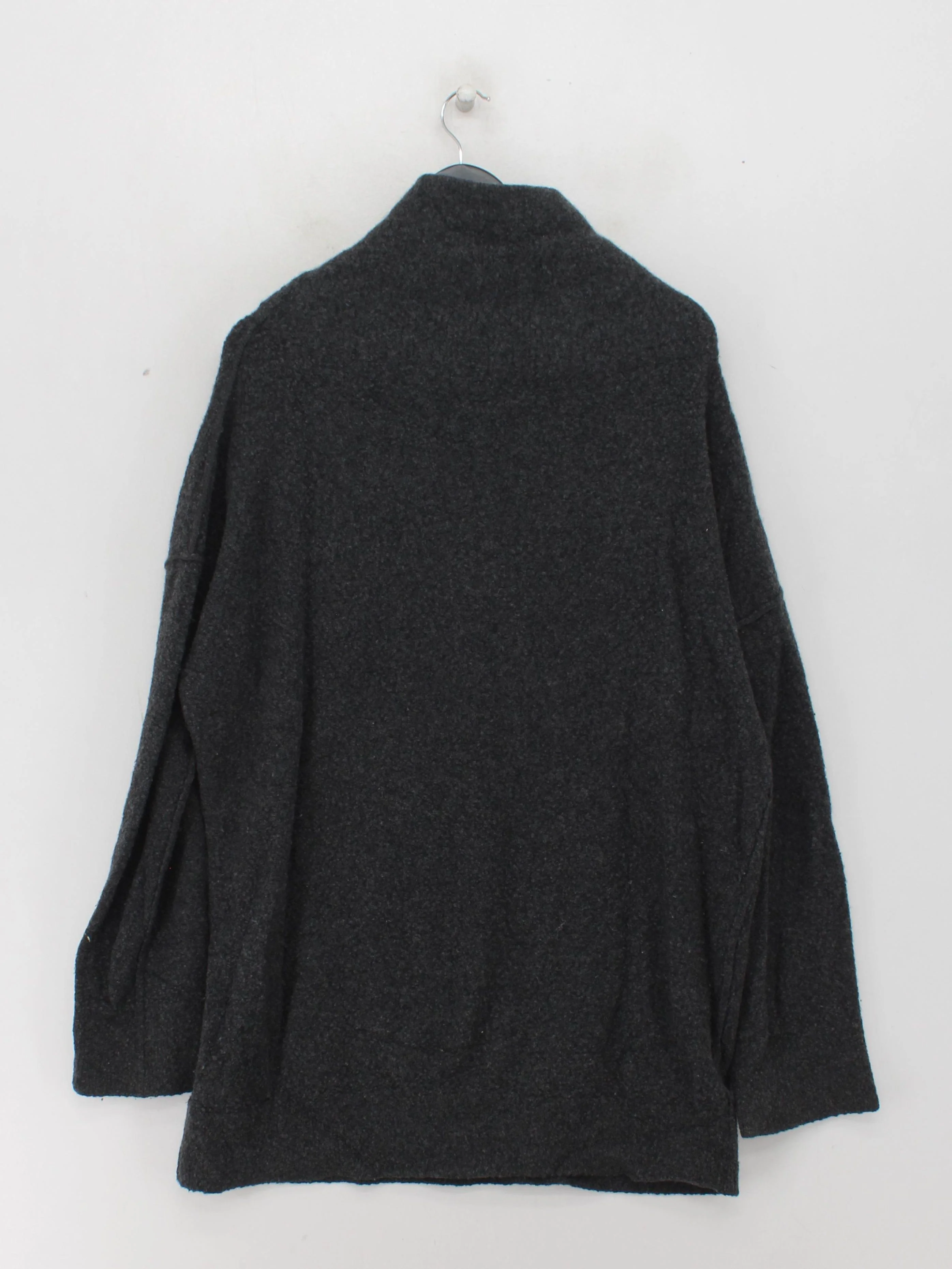 COS Women's Jumper M Grey Wool with Polyamide, Elastane Roll Neck Pullover - Image 2