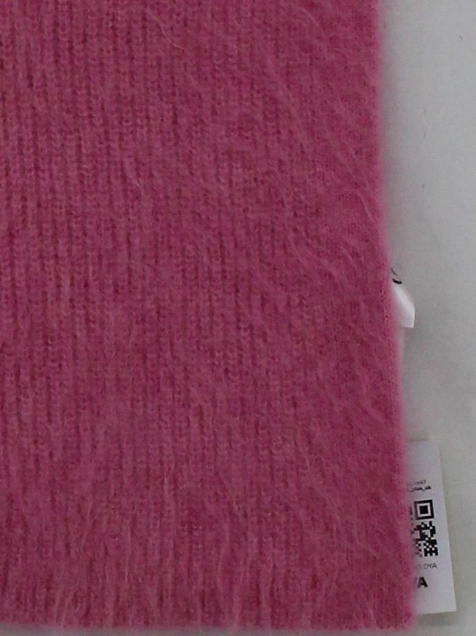 COS Women's Jumper Pink Mohair with Polyamide, Elastane High Neck Vest - Image 4