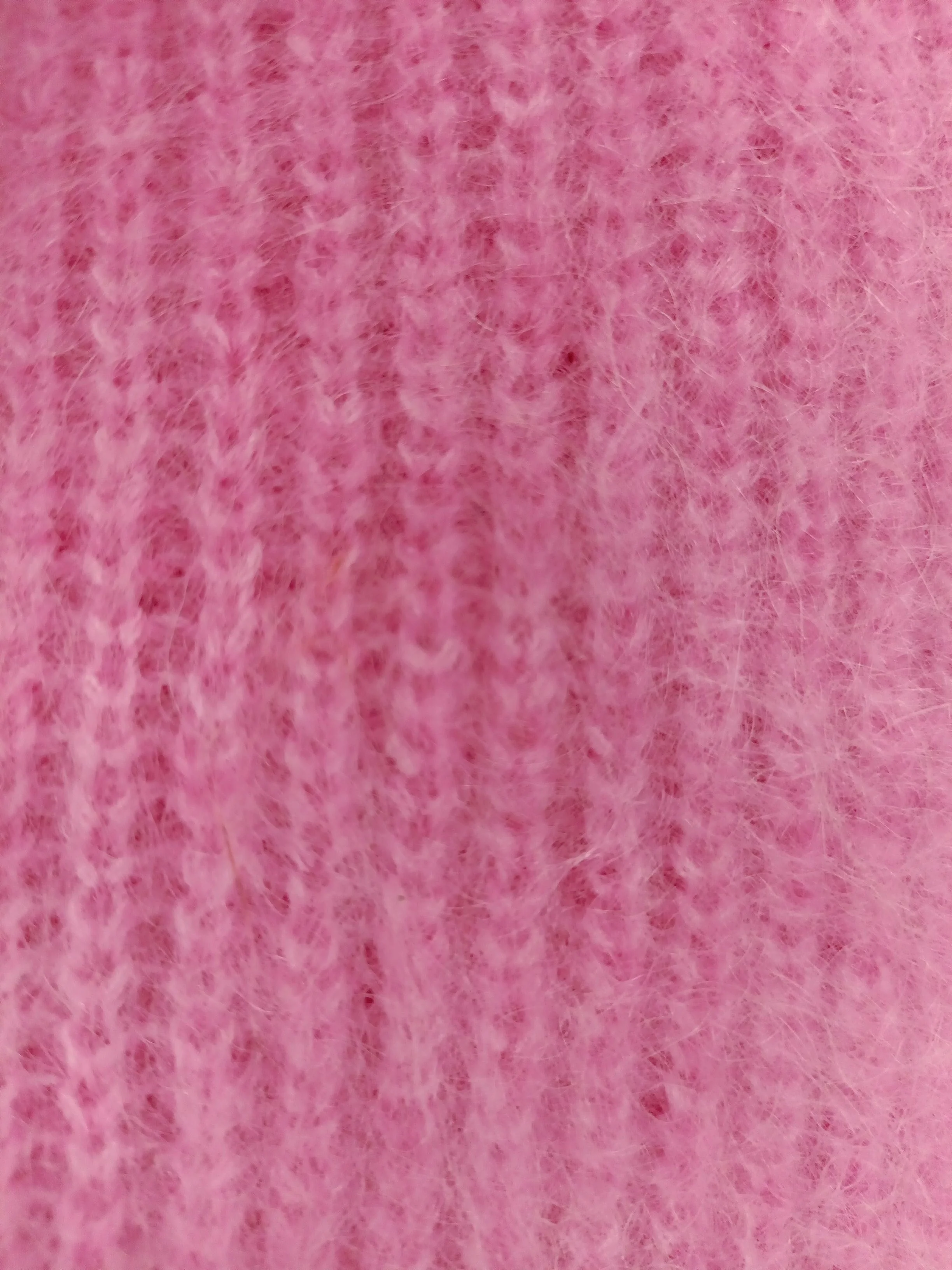 COS Women's Jumper Pink Mohair with Polyamide, Elastane High Neck Vest - Image 5