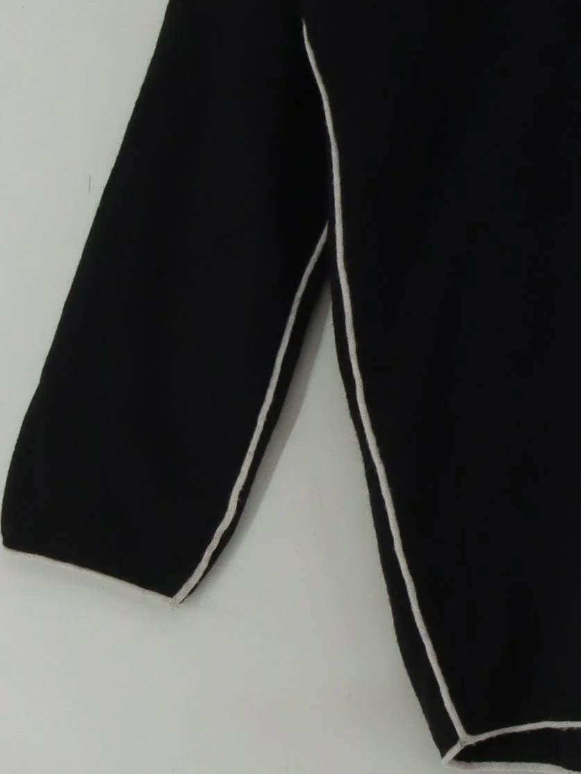 COS Women's Jumper S Black 100% Other V-Neck Pullover - Image 4