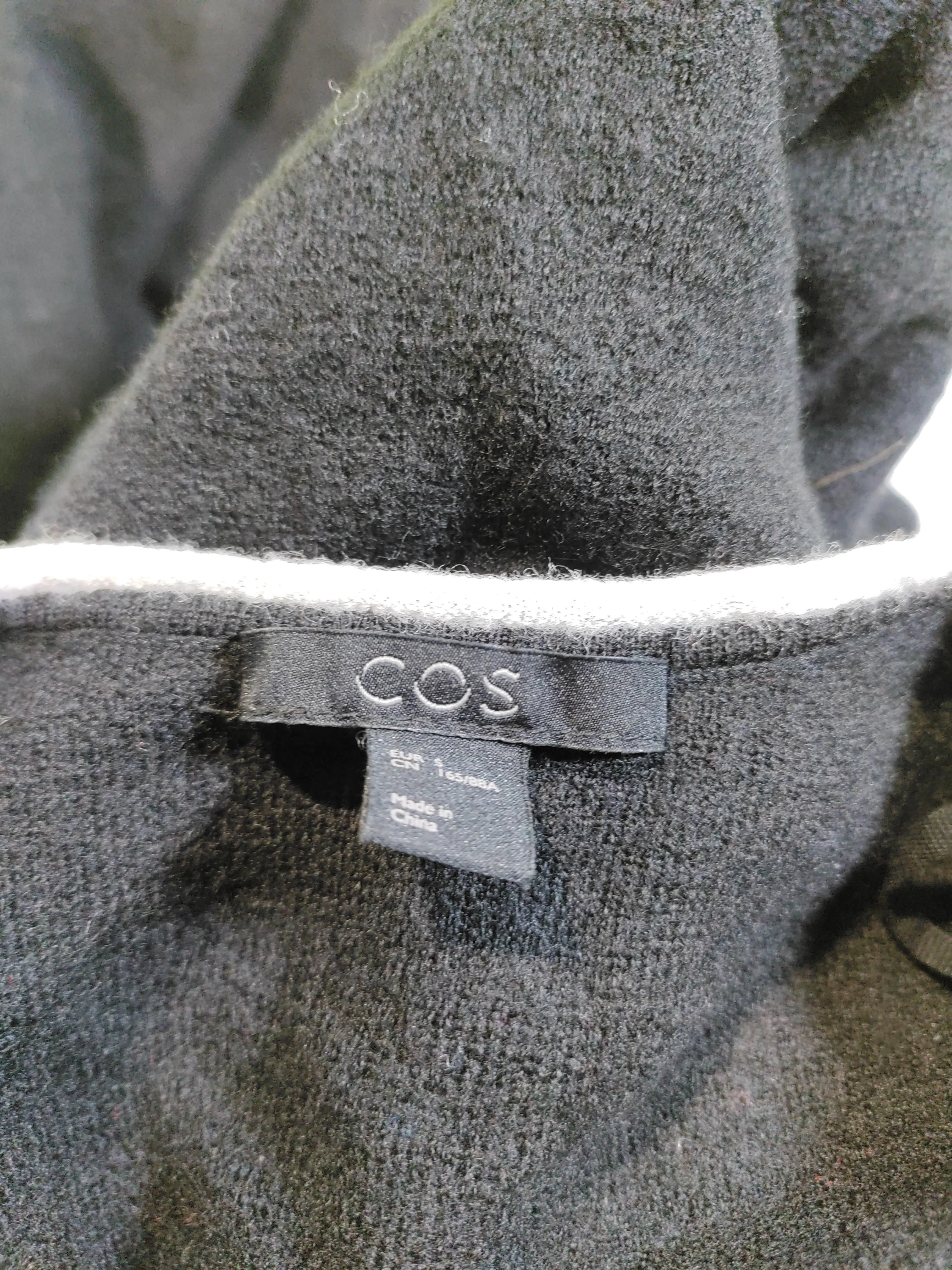 COS Women's Jumper S Black 100% Other V-Neck Pullover - Image 5