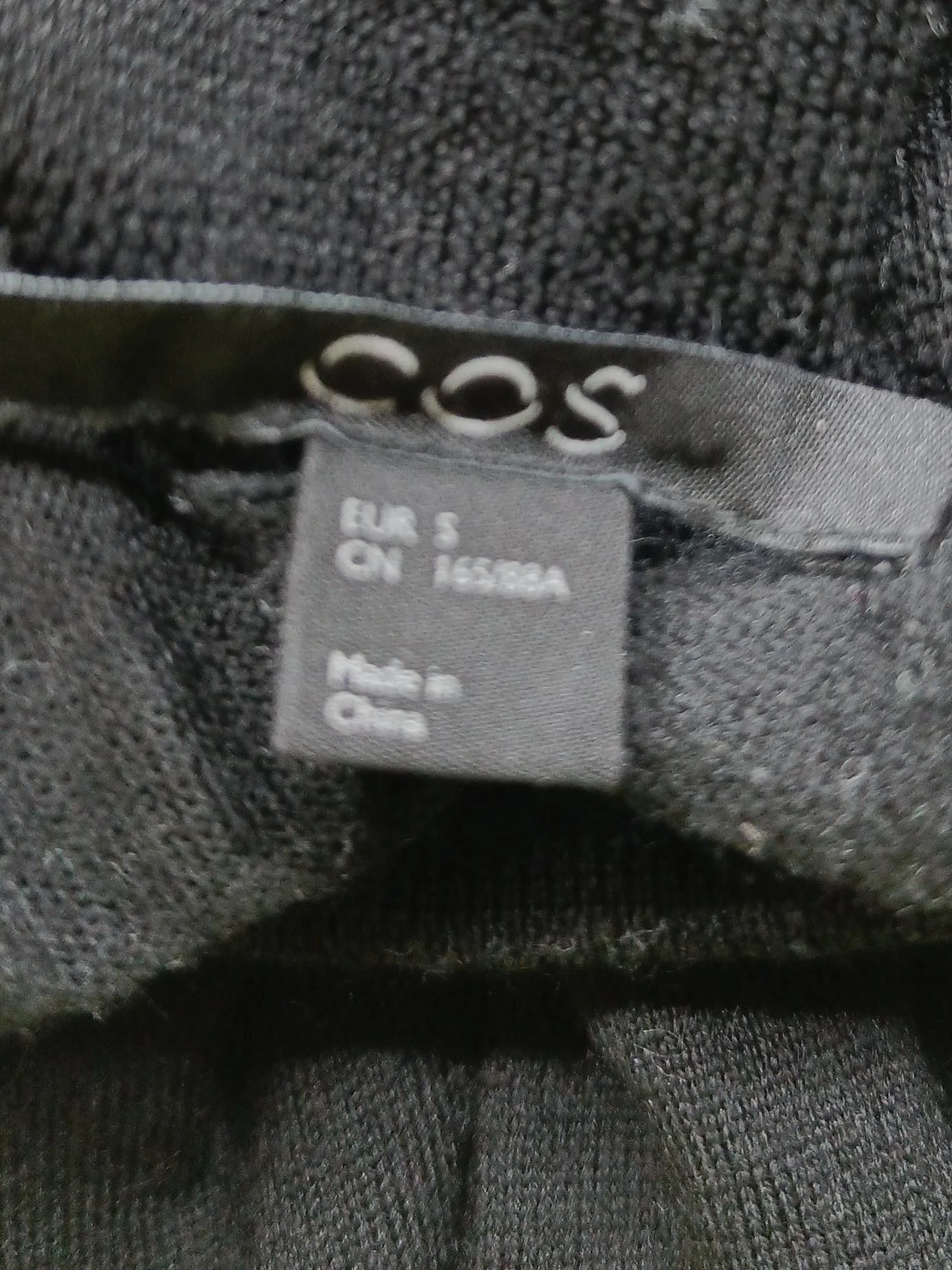 COS Women's Jumper S Black 100% Wool Roll Neck Pullover - Image 6