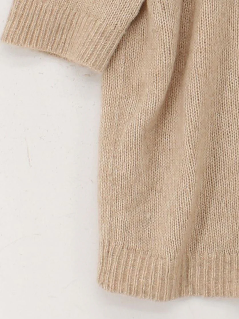 COS Women's Jumper S Cream Polyamide with Wool, Other Round Neck Pullover - Image 4