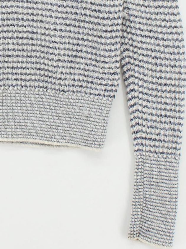 COS Women's Jumper S Grey Cotton with Polyamide, Wool, Elastane Pullover - Image 4