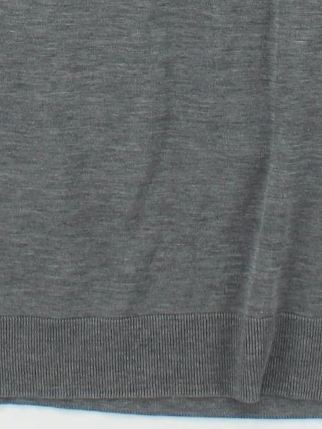 COS Women's Jumper S Grey Silk with Cotton Mock Neck Vest - Image 4