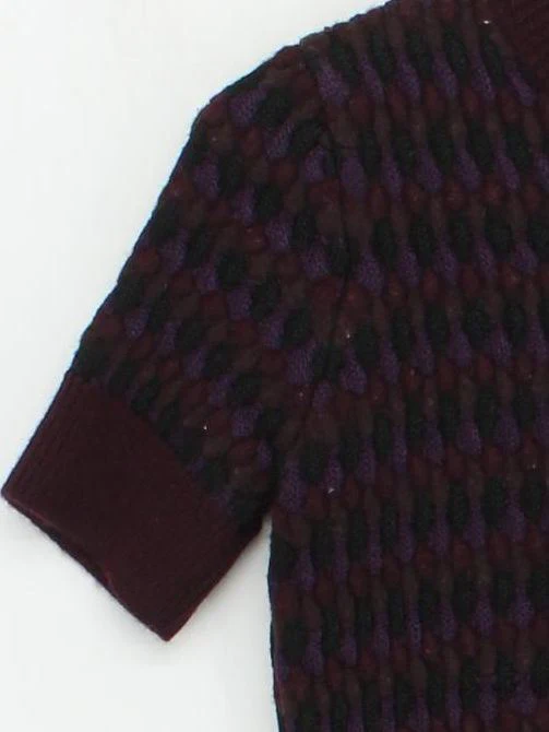 COS Women's Jumper S Multi Geometric Wool with Viscose Round Neck Pullover - Image 4
