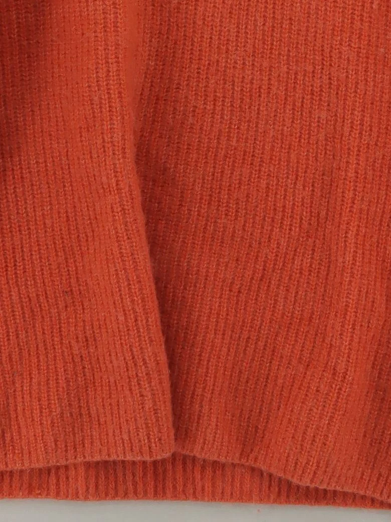 COS Women's Jumper S Orange Wool with Polyamide, Elastane, Angora Pullover - Image 4