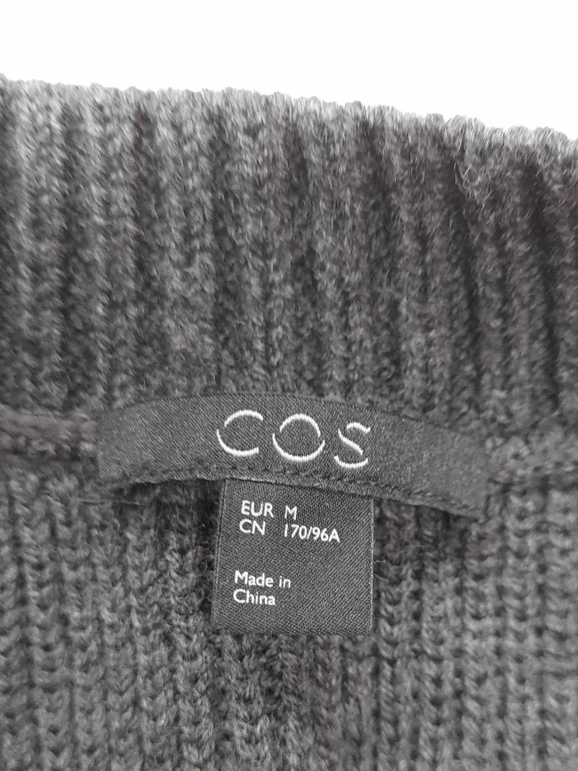 COS Women's Jumper UK 10 Grey 100% Wool V-Neck Vest - Image 5