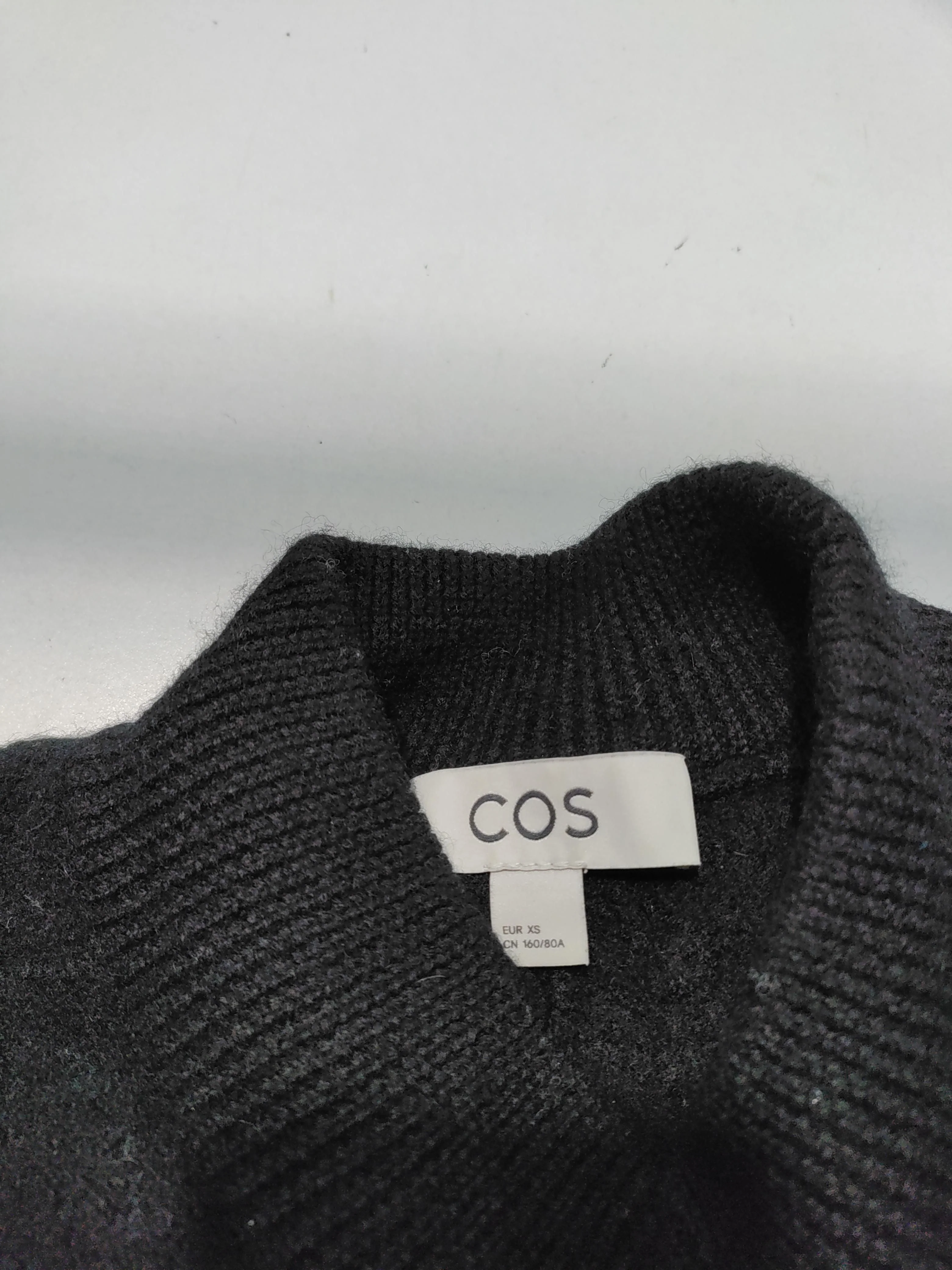 COS Women's Jumper XS Black 100% Other Mock Neck Pullover - Image 6