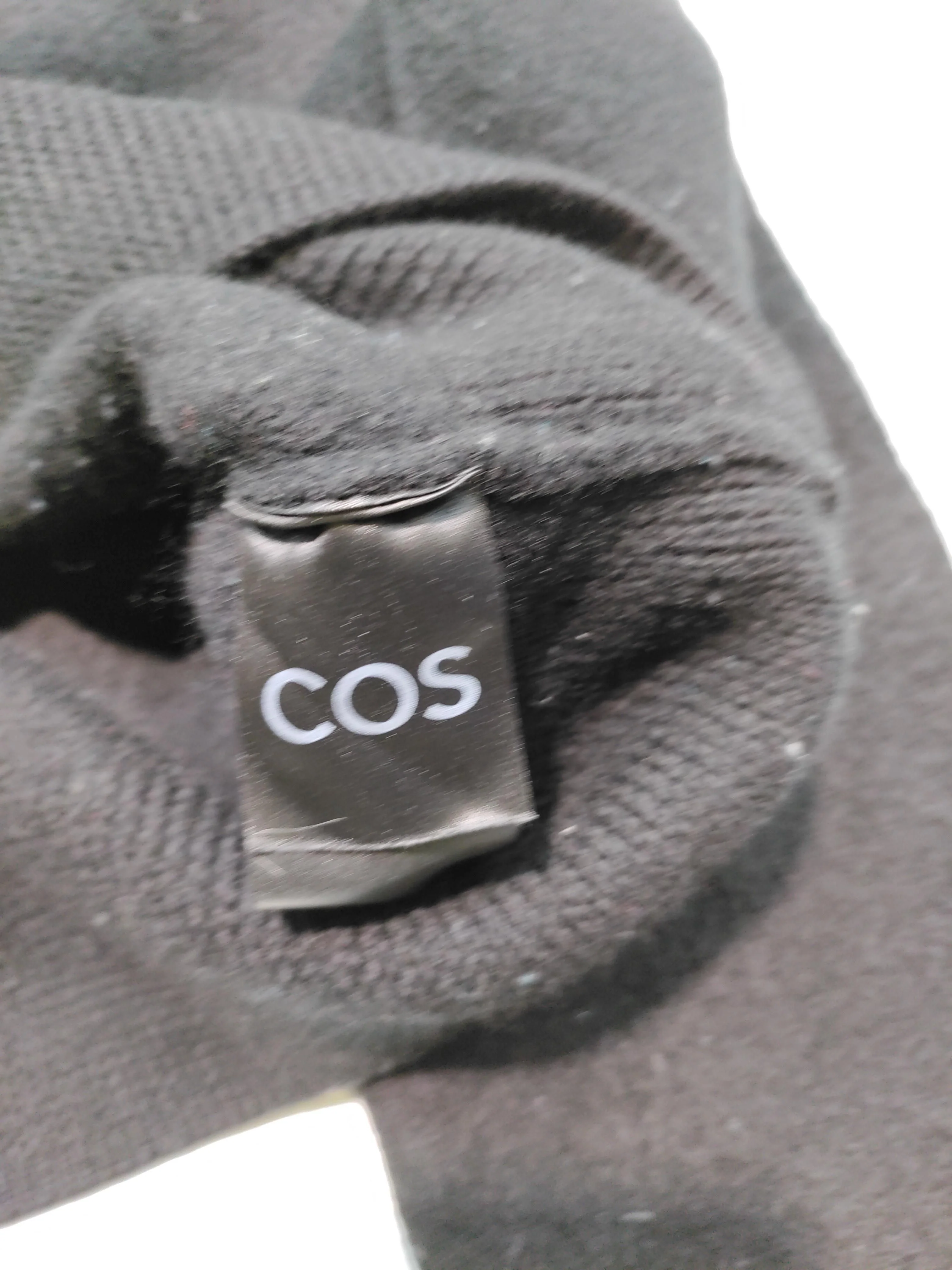 COS Women's Jumper XS Black 100% Other Mock Neck Pullover - Image 7
