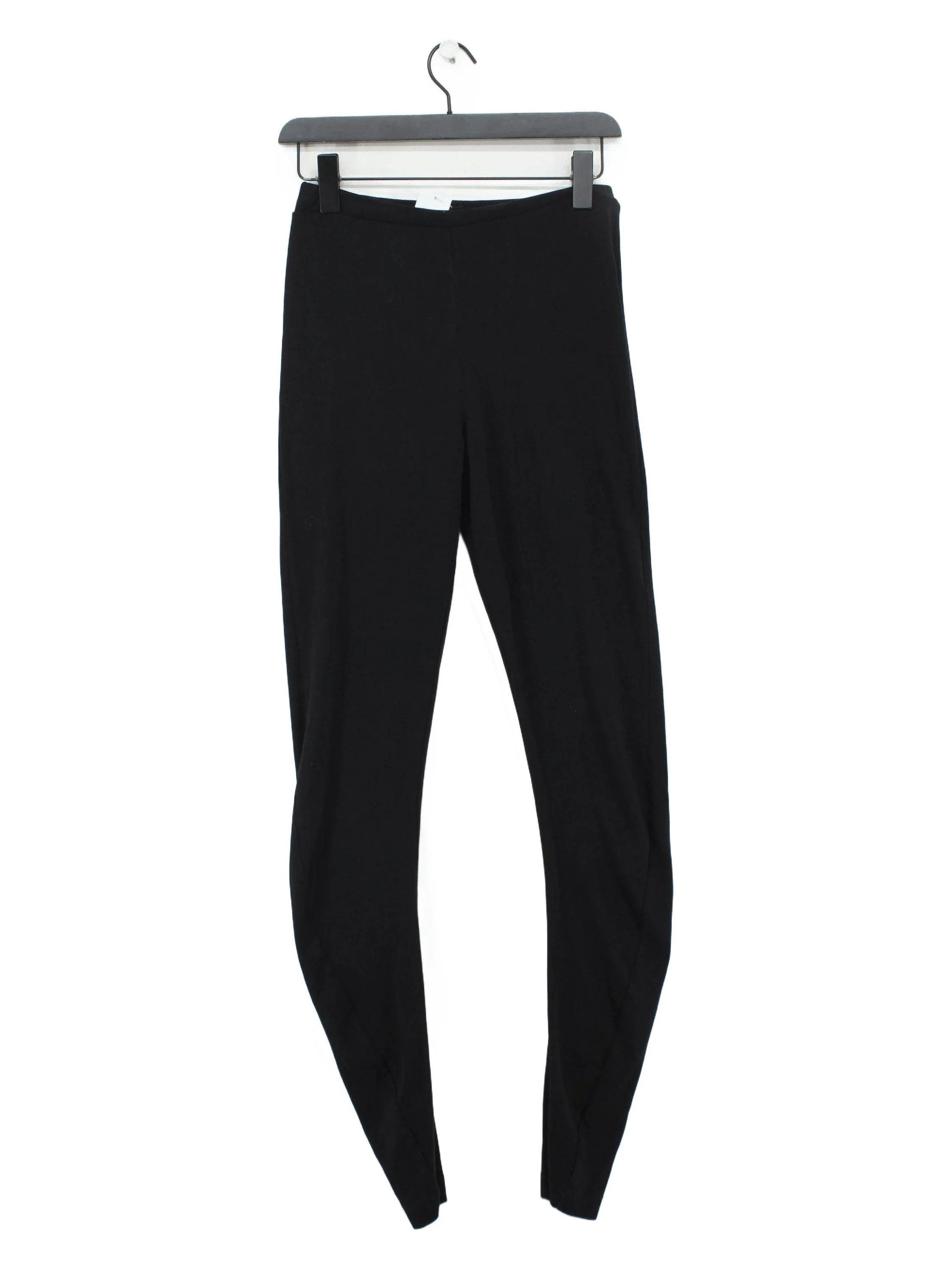 COS Women's Leggings S Black Cotton with Elastane Full length