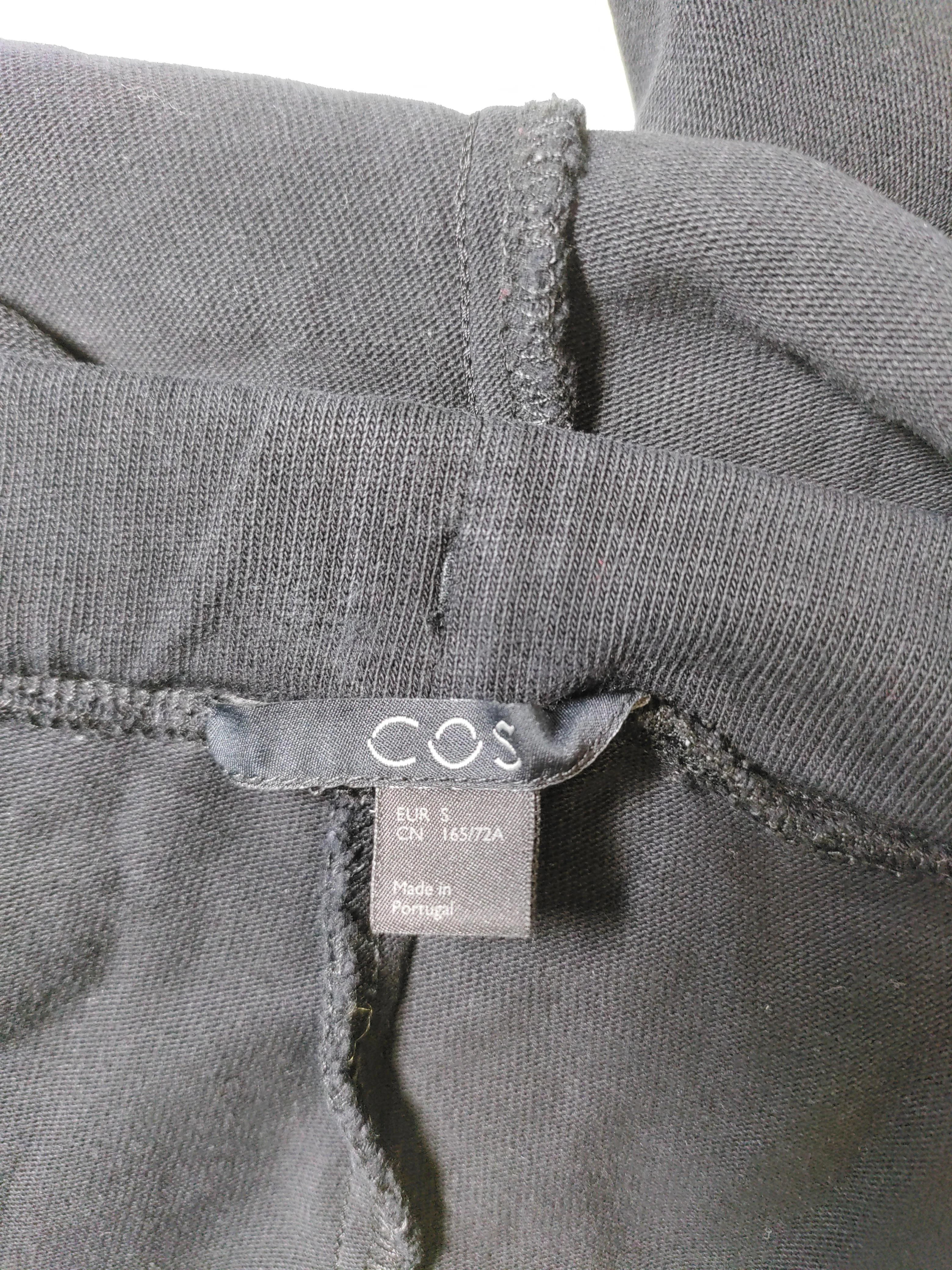 COS Women's Leggings S Black Cotton with Elastane Full length - Image 5