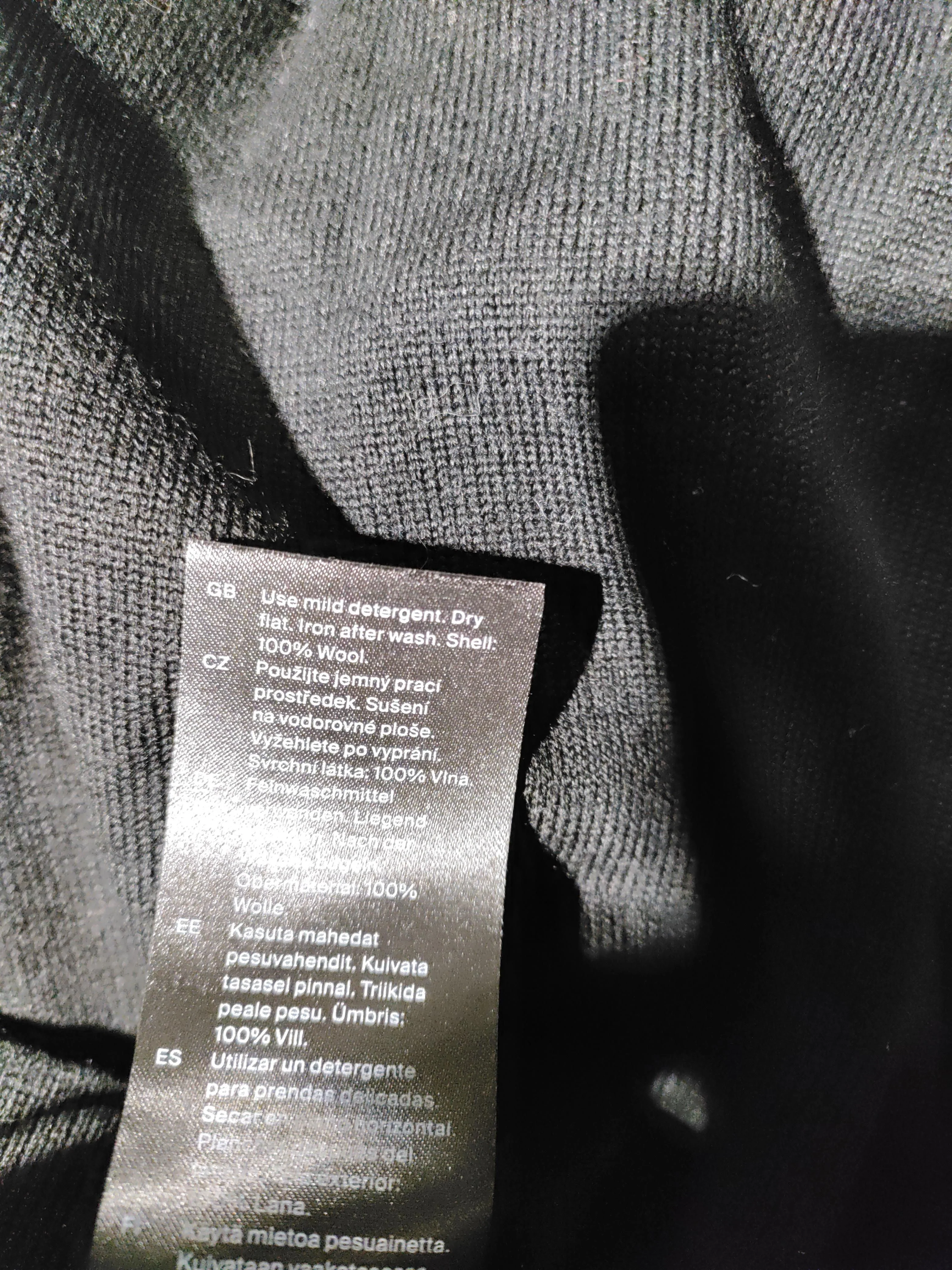 COS Women's Maxi Skirt S Black 100% Wool Long Maxi - Image 6