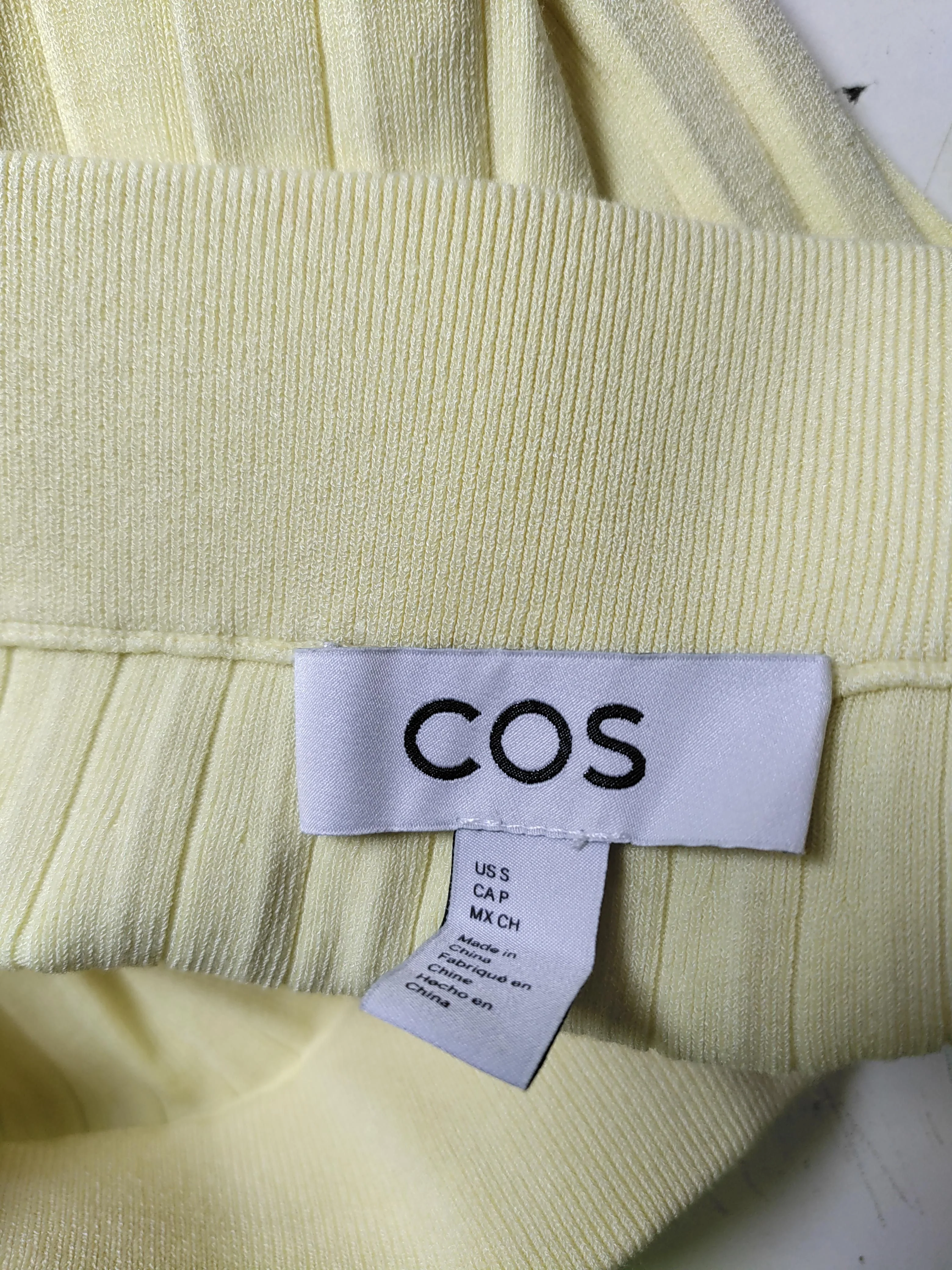 COS Women's Maxi Skirt S Yellow 100% Other Long Maxi - Image 5