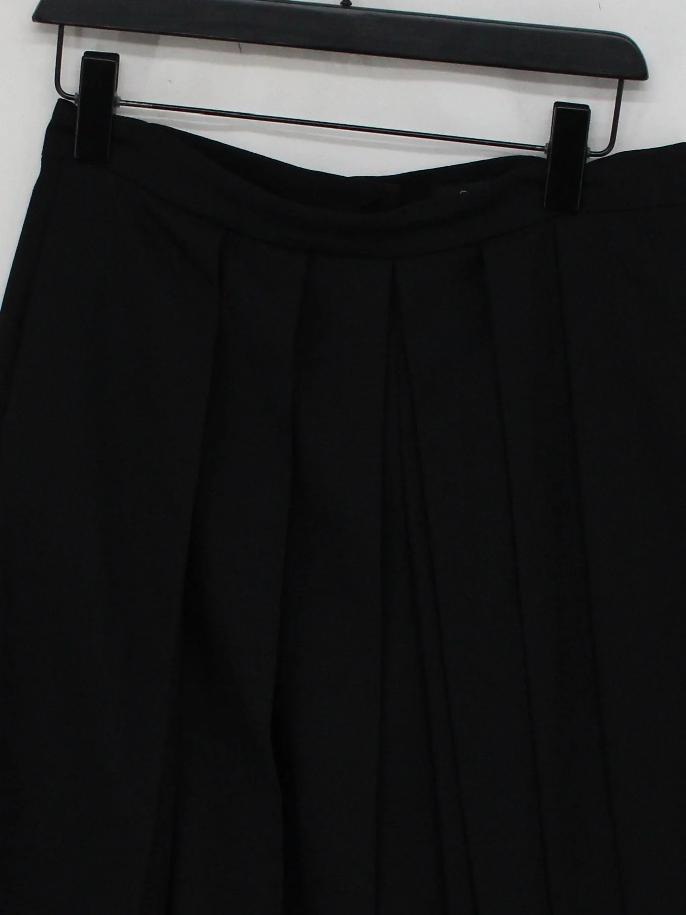 COS Women's Midi Skirt UK 10 Black 100% Polyester Midi Pleated - Image 3