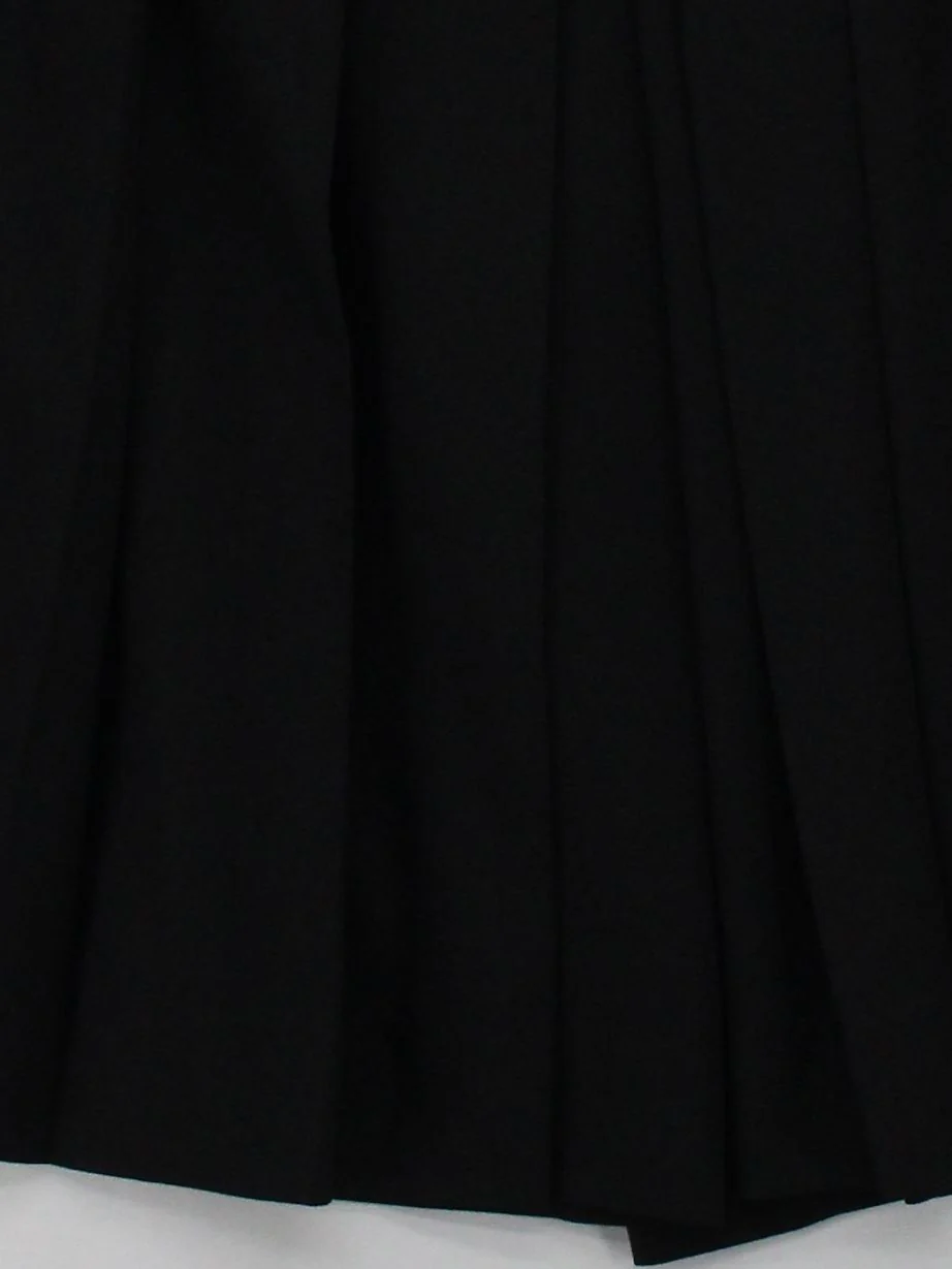 COS Women's Midi Skirt UK 10 Black 100% Polyester Midi Pleated - Image 4