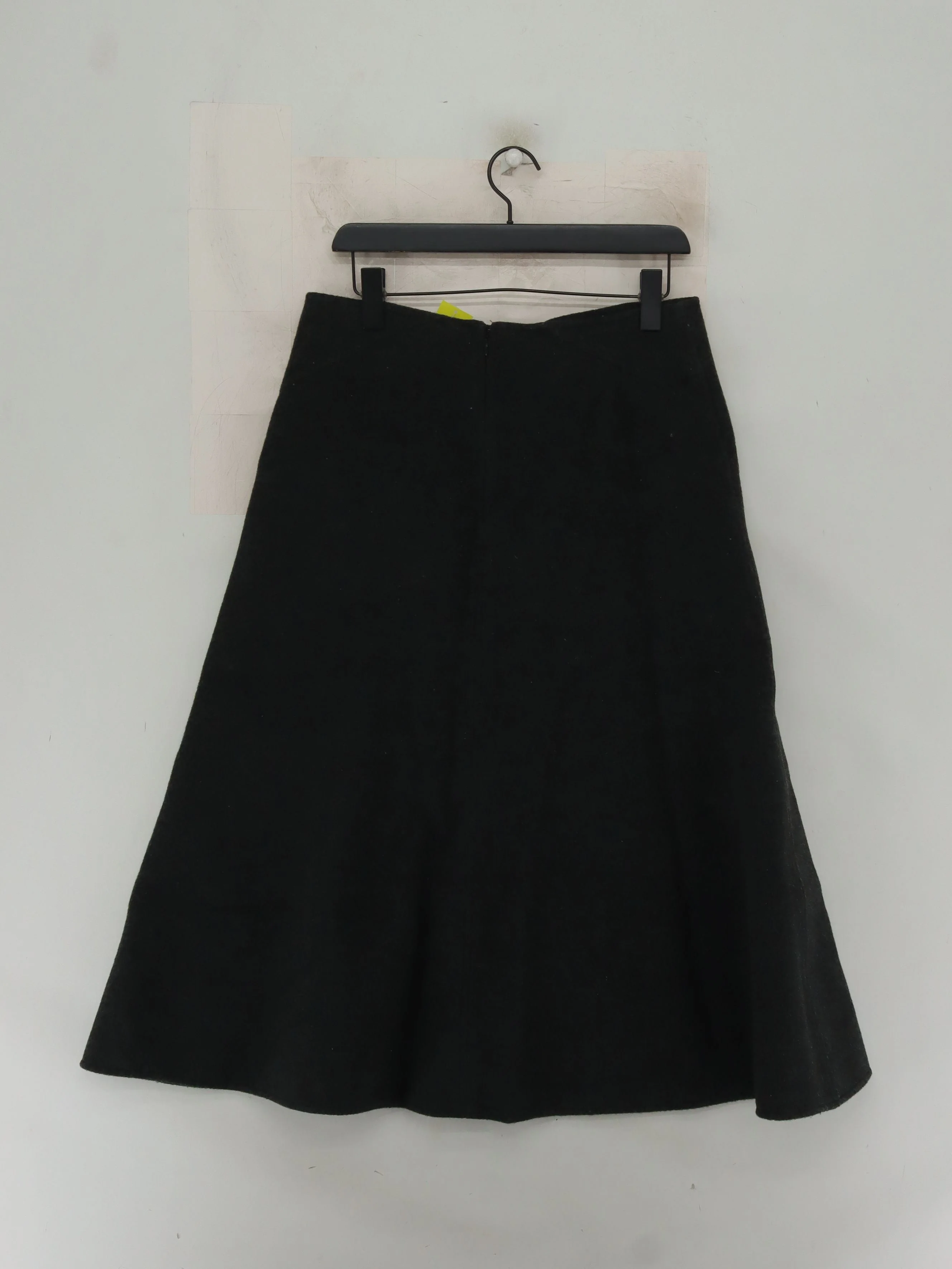 COS Women's Midi Skirt UK 12 Black Wool with Polyamide Midi A-Line - Image 2