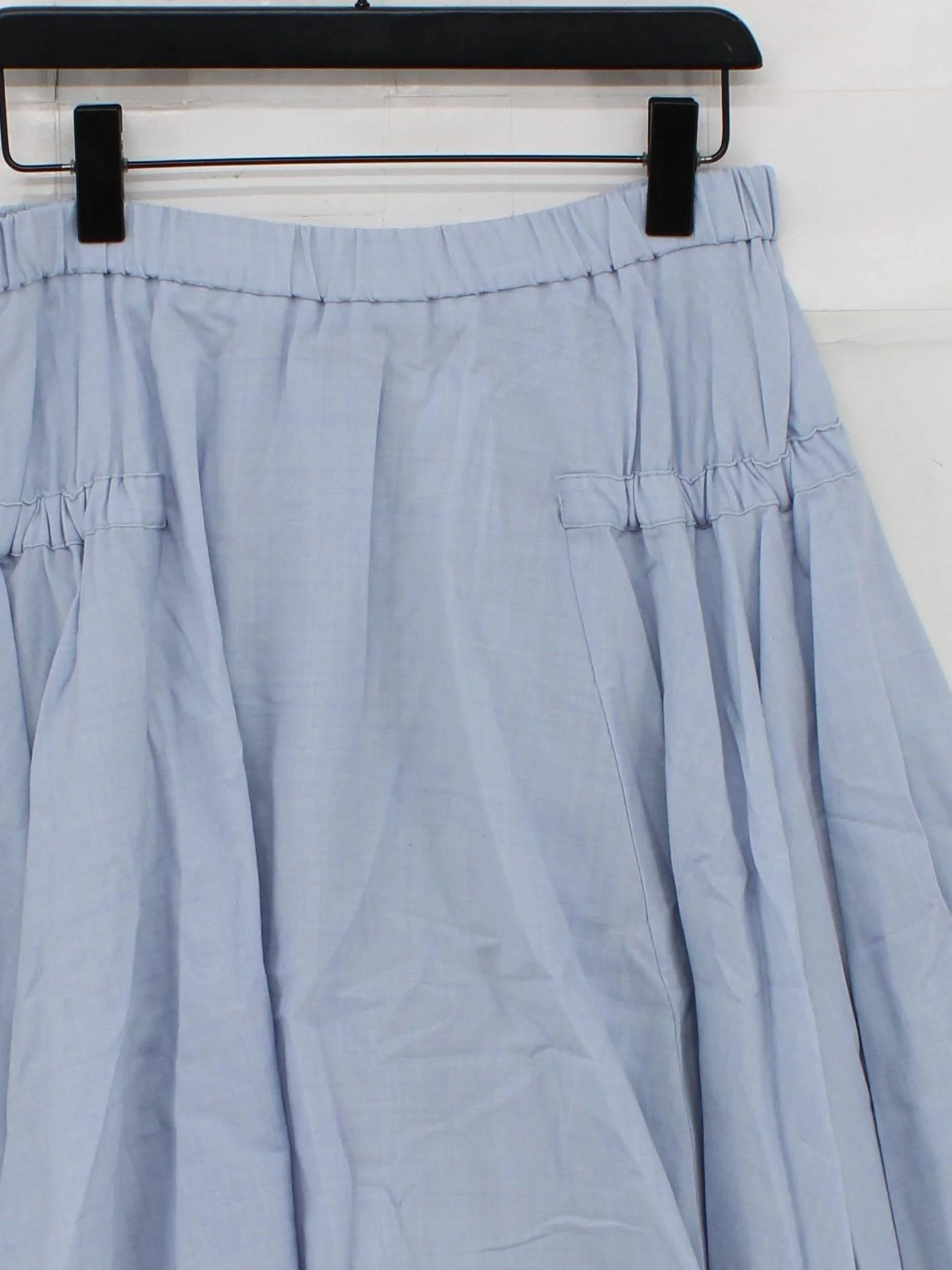 COS Women's Midi Skirt UK 12 Blue Wool with Elastane Midi A-Line New with tags - Image 3