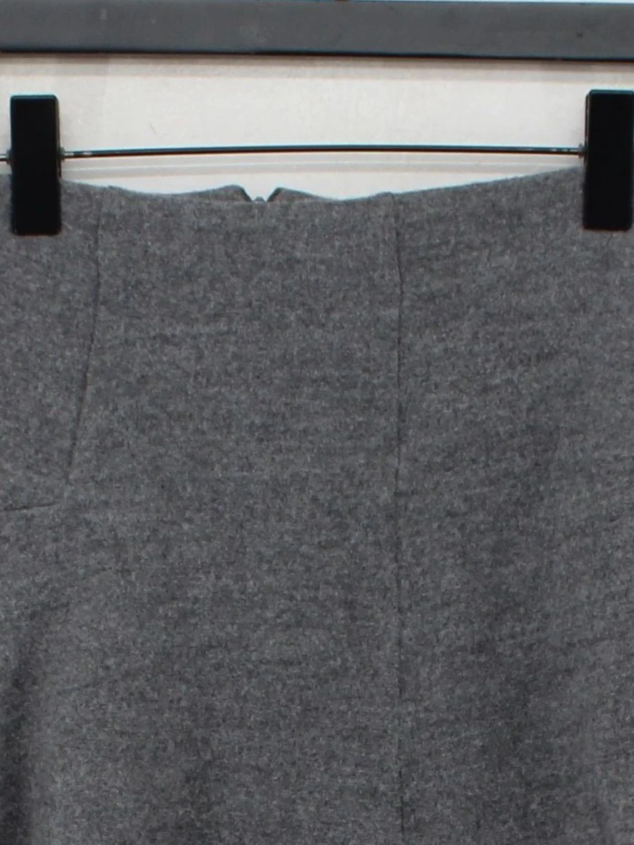 COS Women's Mini Skirt S Grey Wool with Cotton, Polyester Short Mini - Image 3