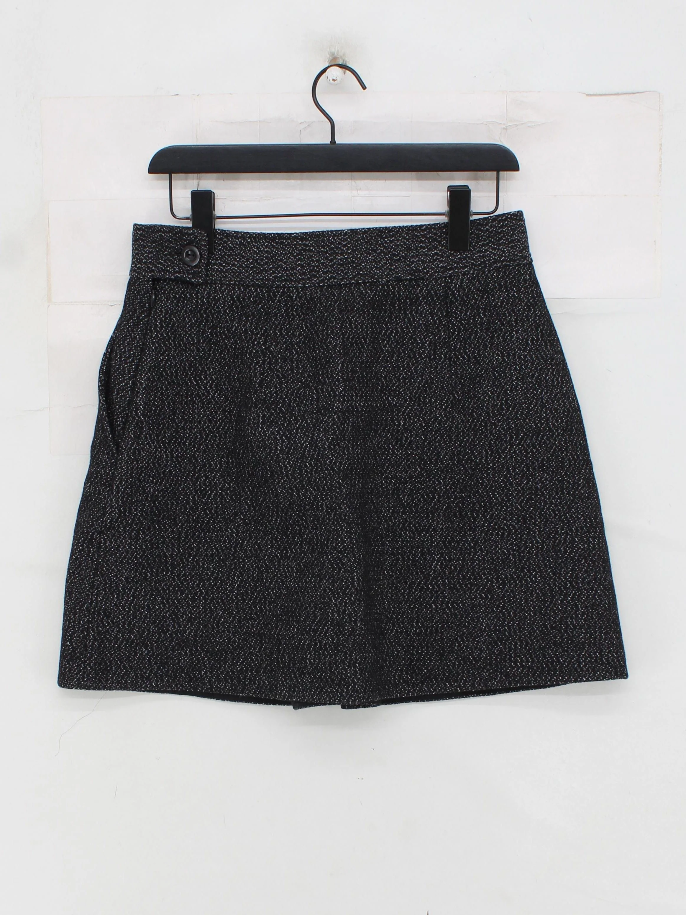 COS Women's Mini Skirt UK 10 Black Wool - Image 2