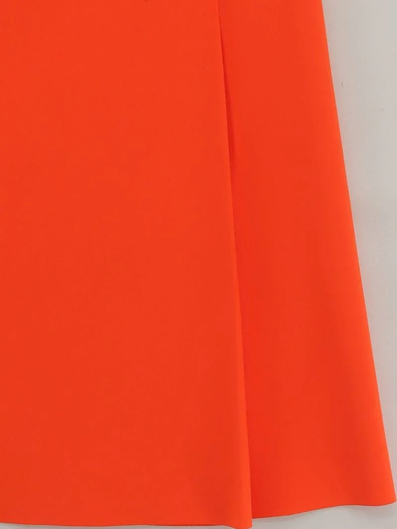COS Women's Mini Skirt UK 10 Orange Polyester with Viscose, Elastane Short Mini - Image 4