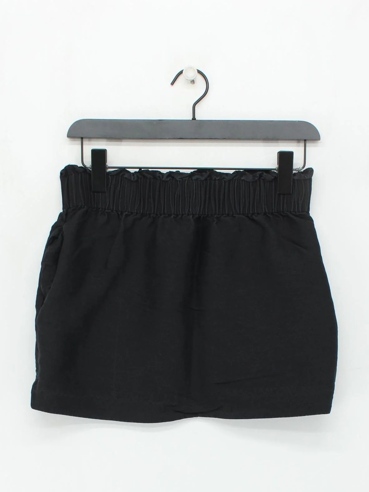 COS Women's Mini Skirt UK 8 Black Wool with Cotton Short Mini - Image 2