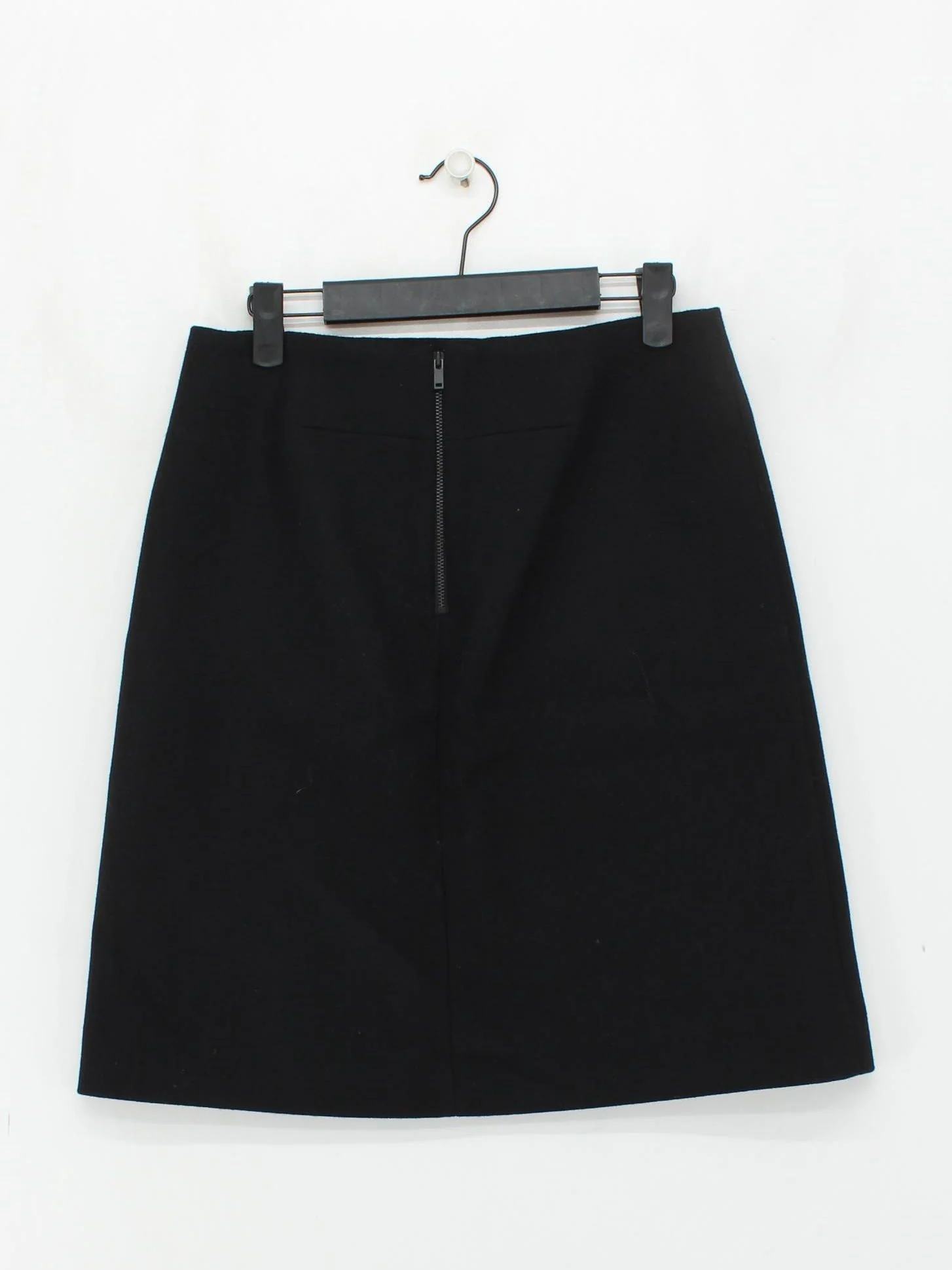 COS Women's Mini Skirt UK 8 Black Wool with Polyester, Cashmere Short Mini - Image 2