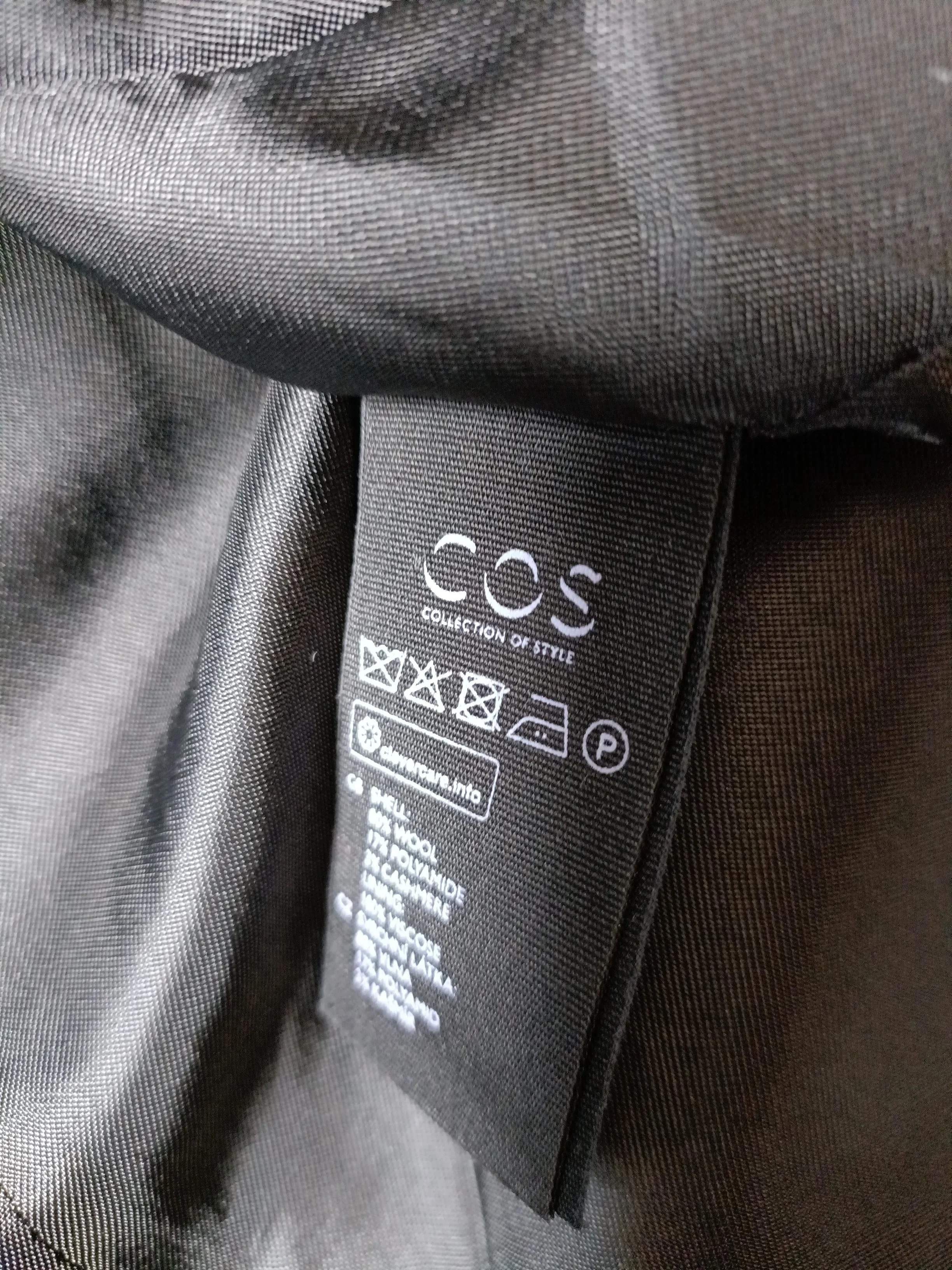 COS Women's Mini Skirt UK 8 Black Wool with Polyester, Cashmere Short Mini - Image 6