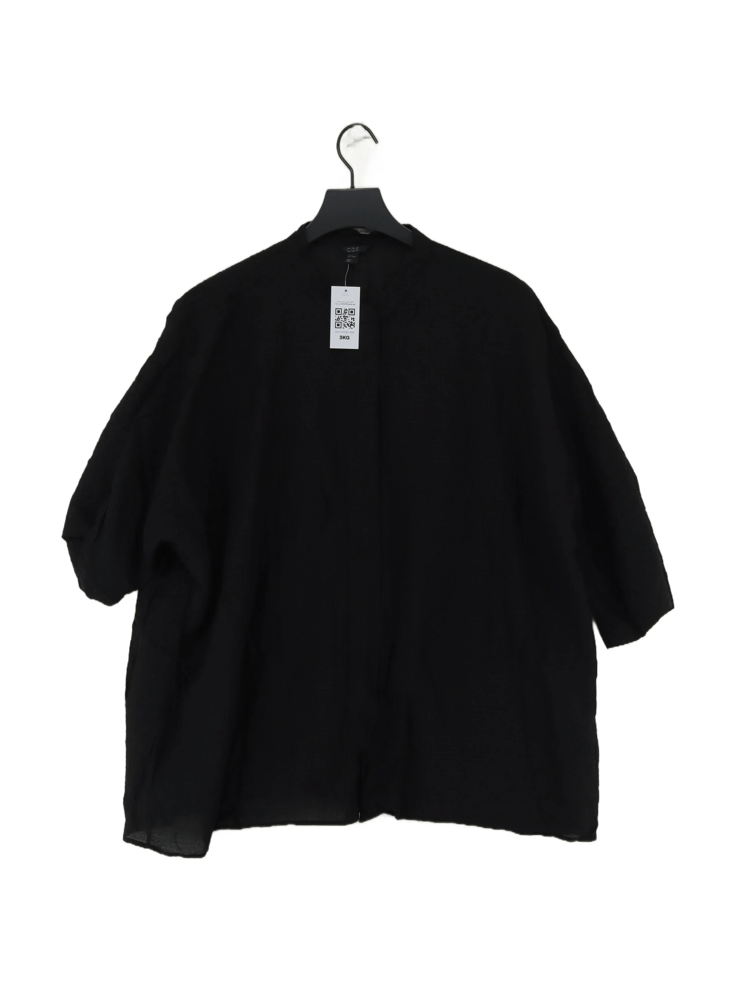 COS Women's Shirt M Black Lyocell Modal with Polyamide Basic
