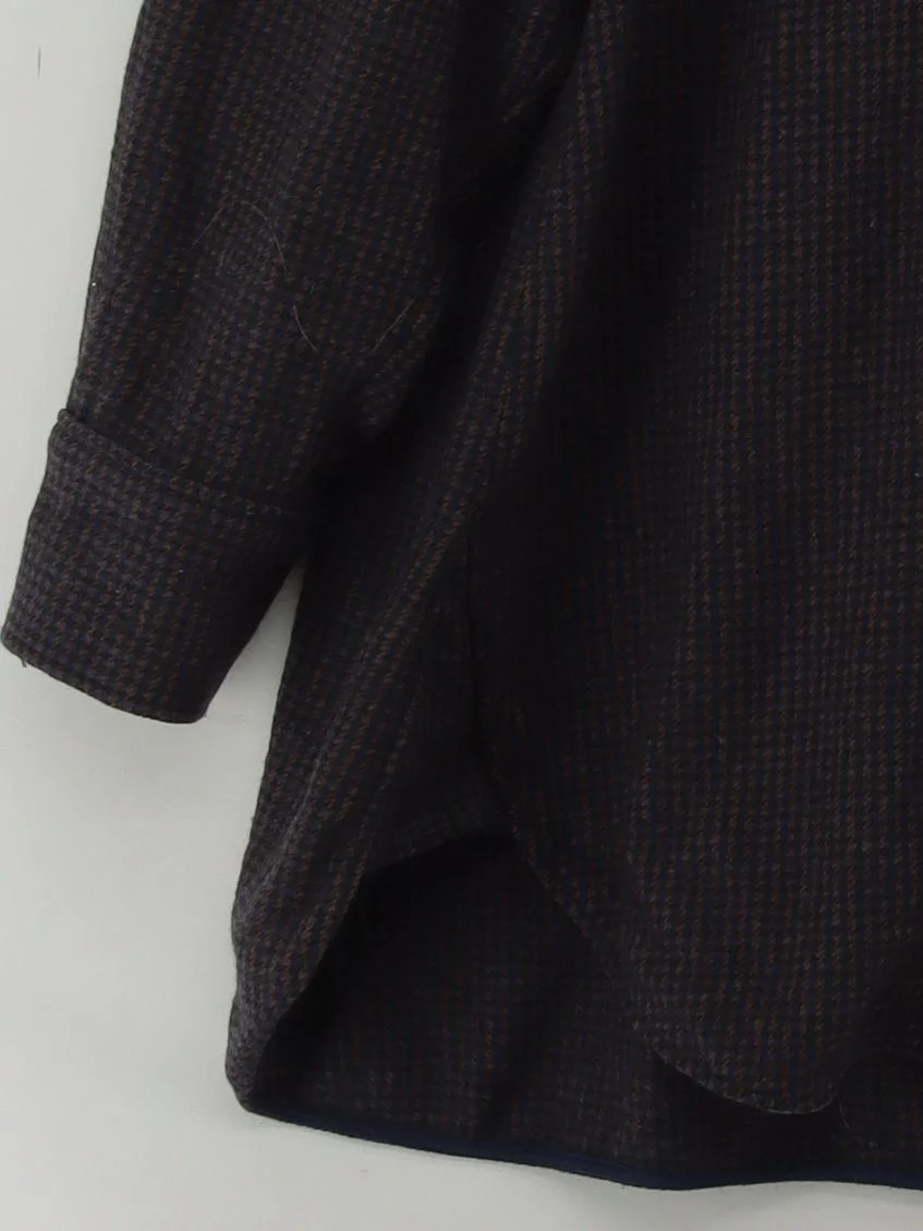 COS Women's Shirt UK 12 Multi Wool with Lyocell Modal, Polyamide, Acrylic Basic - Image 4