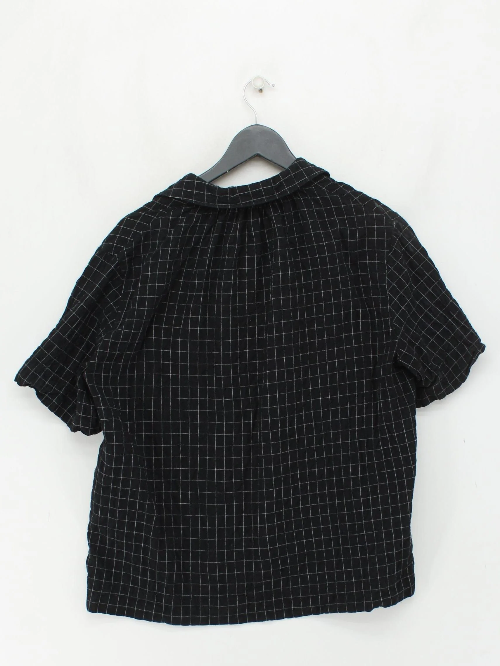COS Women's Shirt UK 14 Black Cotton with Elastane Basic - Image 2