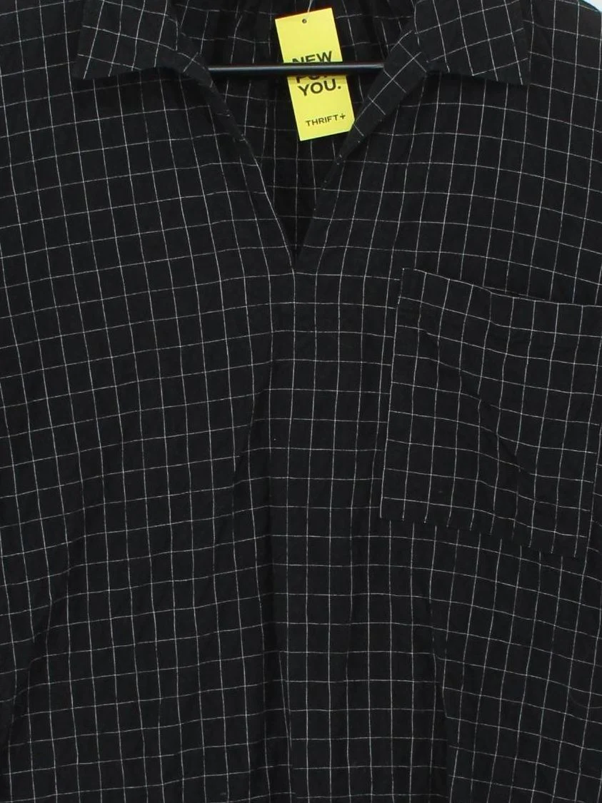 COS Women's Shirt UK 14 Black Cotton with Elastane Basic - Image 3