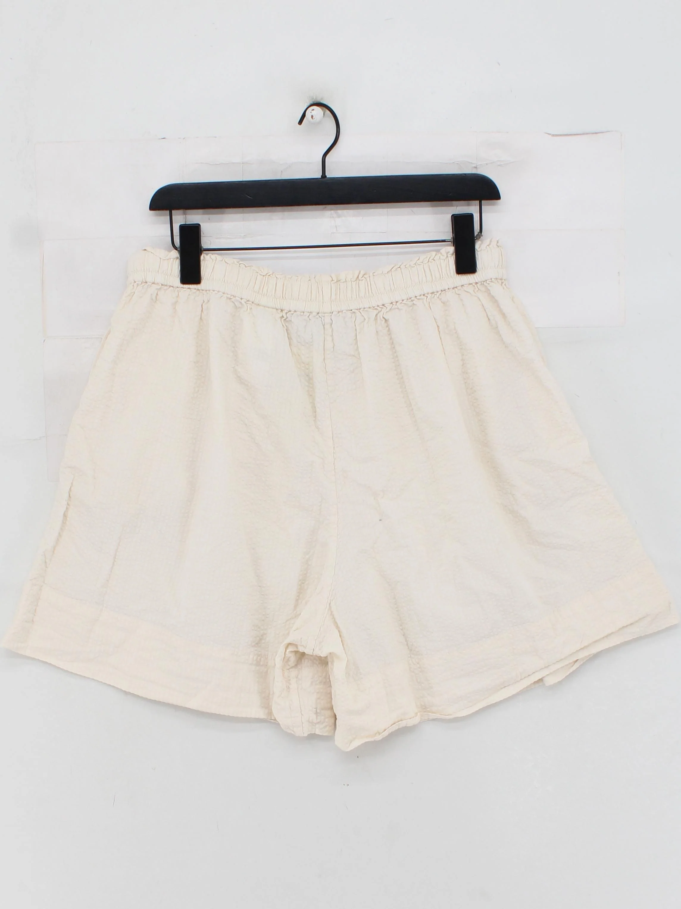 COS Women's Shorts L Cream 100% Cotton Mom - Image 2