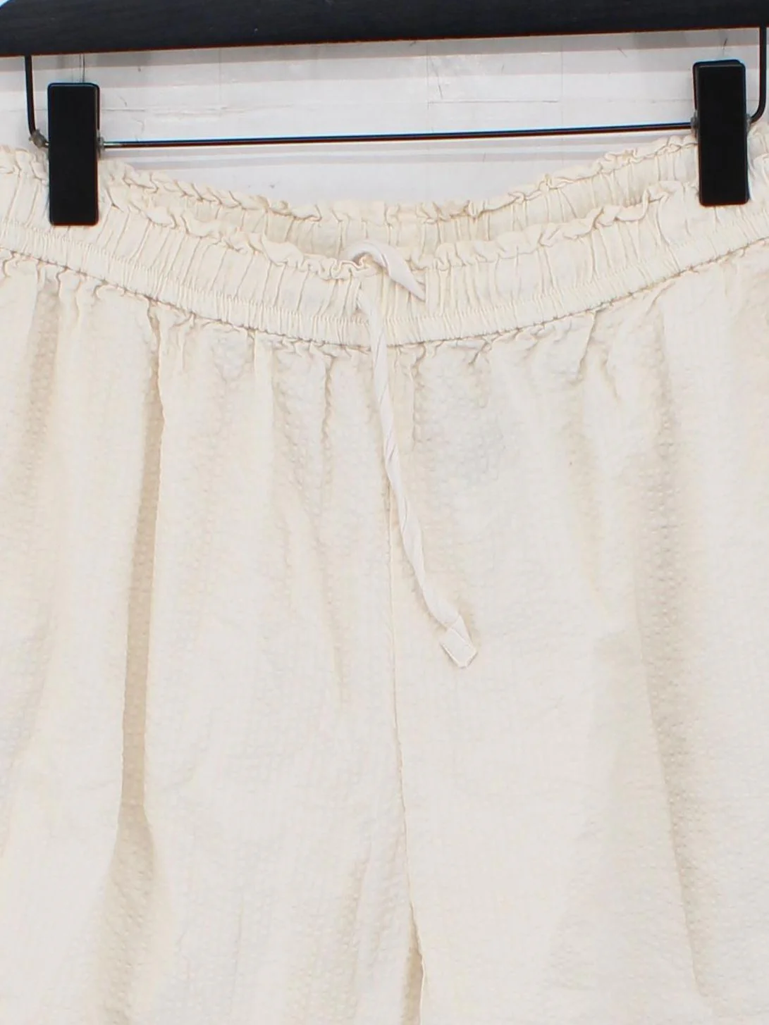 COS Women's Shorts L Cream 100% Cotton Mom - Image 3