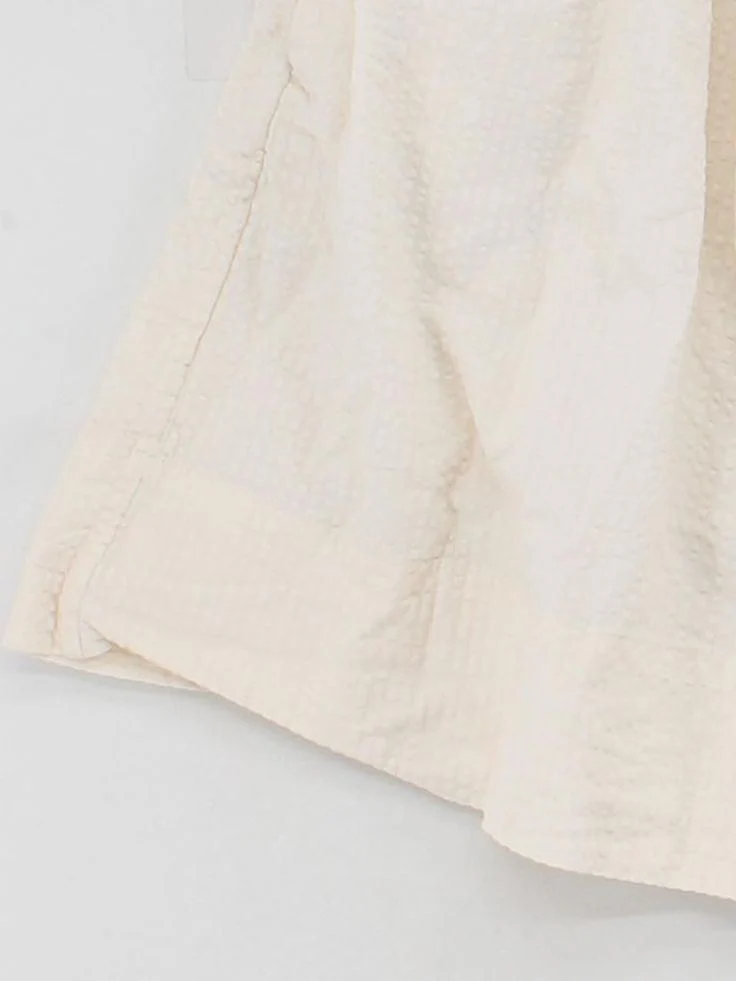 COS Women's Shorts L Cream 100% Cotton Mom - Image 4