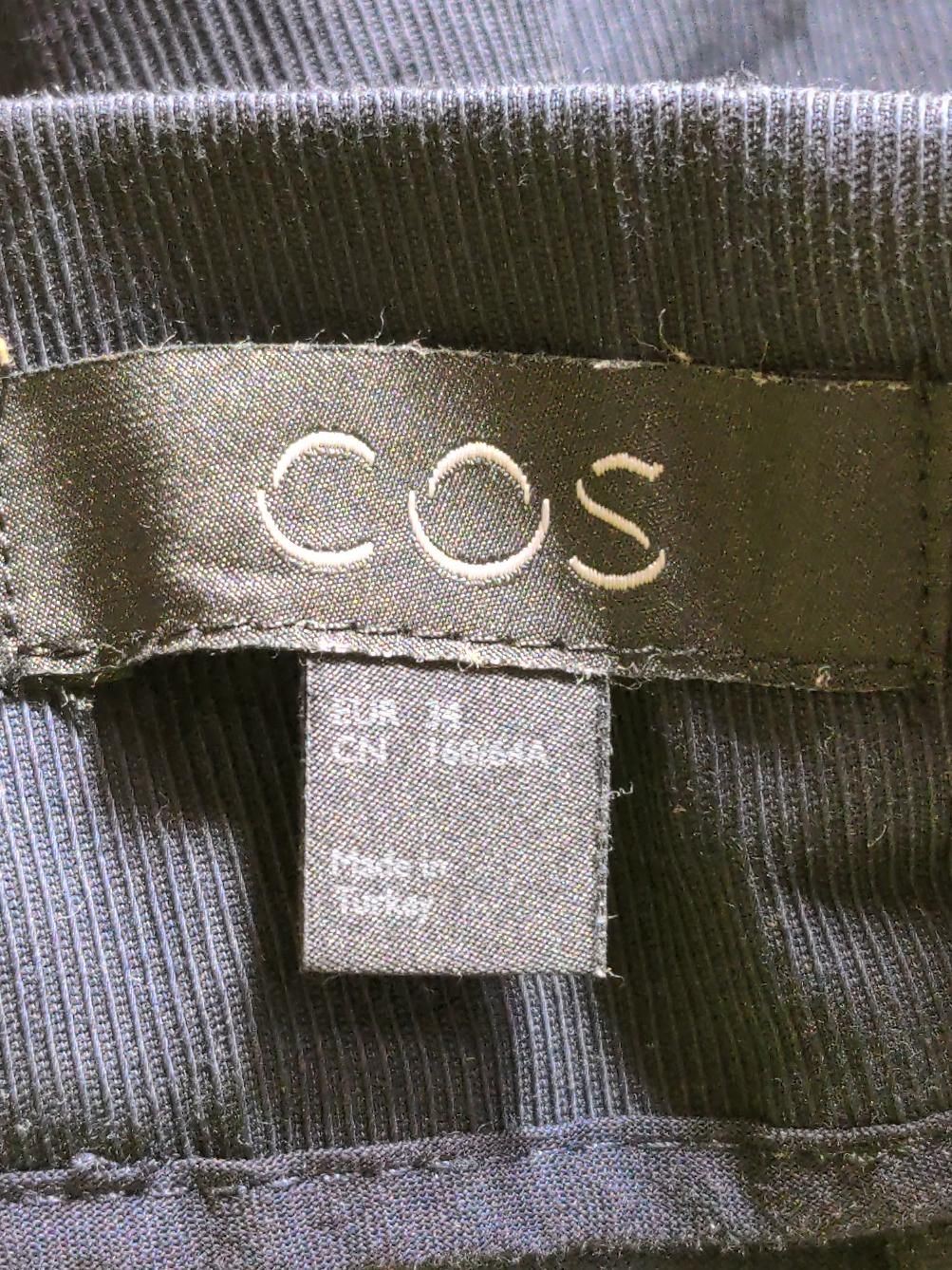COS Women's Shorts UK 10 Black Cotton with Elastane Paperbag - Image 5