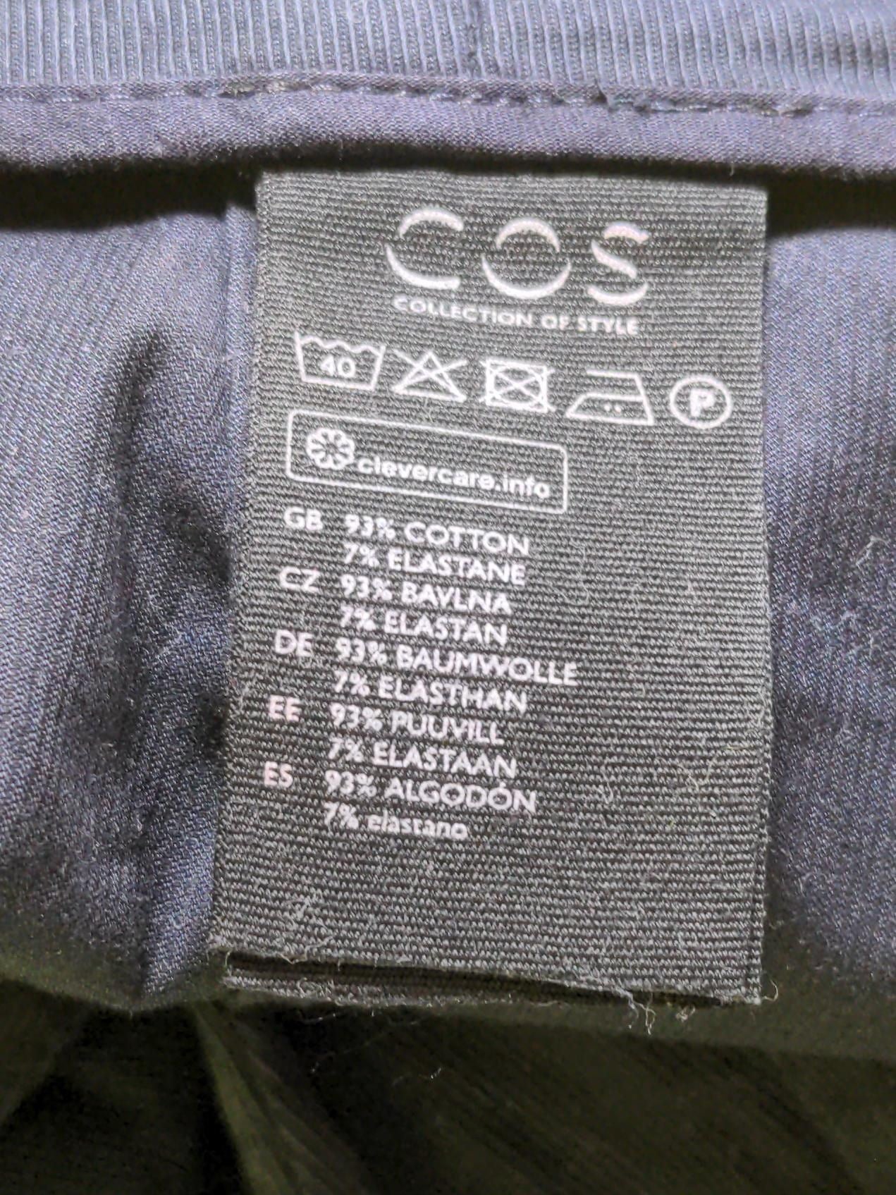COS Women's Shorts UK 10 Black Cotton with Elastane Paperbag - Image 6