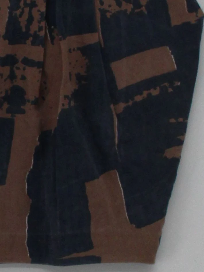 COS Women's Shorts UK 12 Blue Geometric Wool with Viscose Mom - Image 4